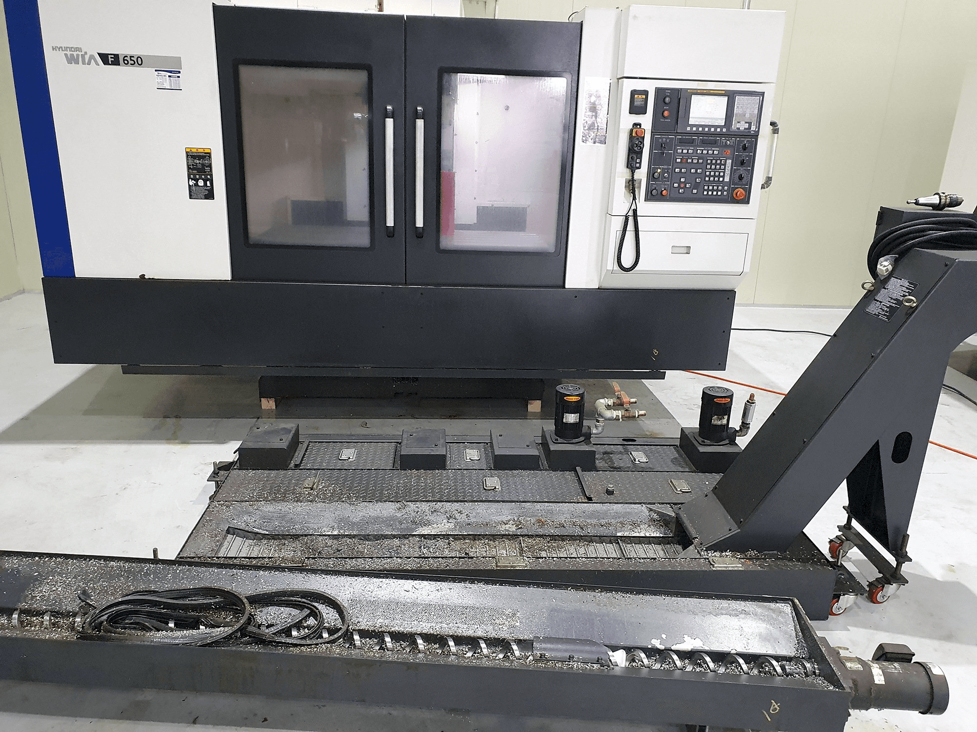 Hyundai Wia F650-maskinen framifrån