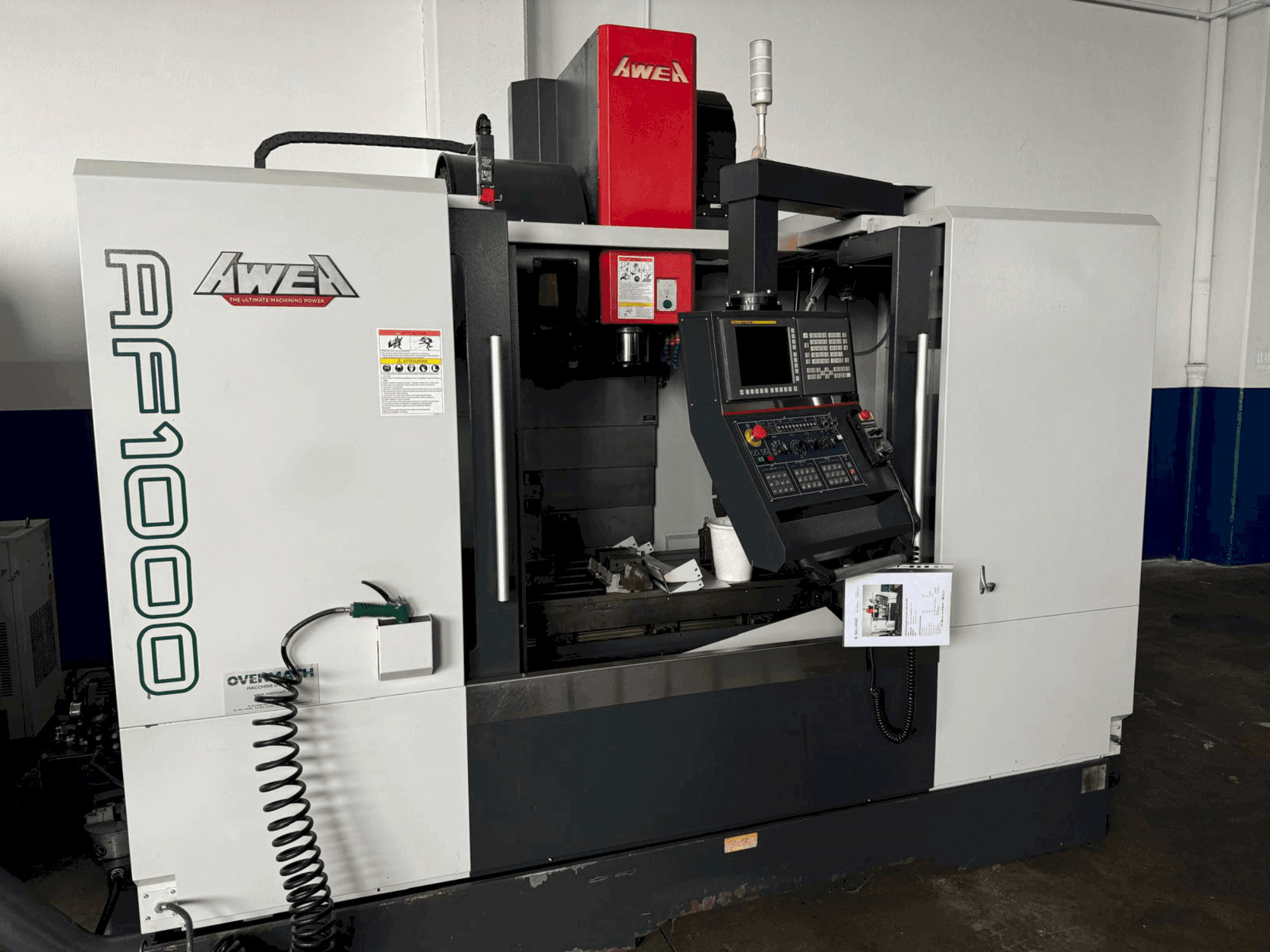 AWEA AF-1000-maskinen framifrån