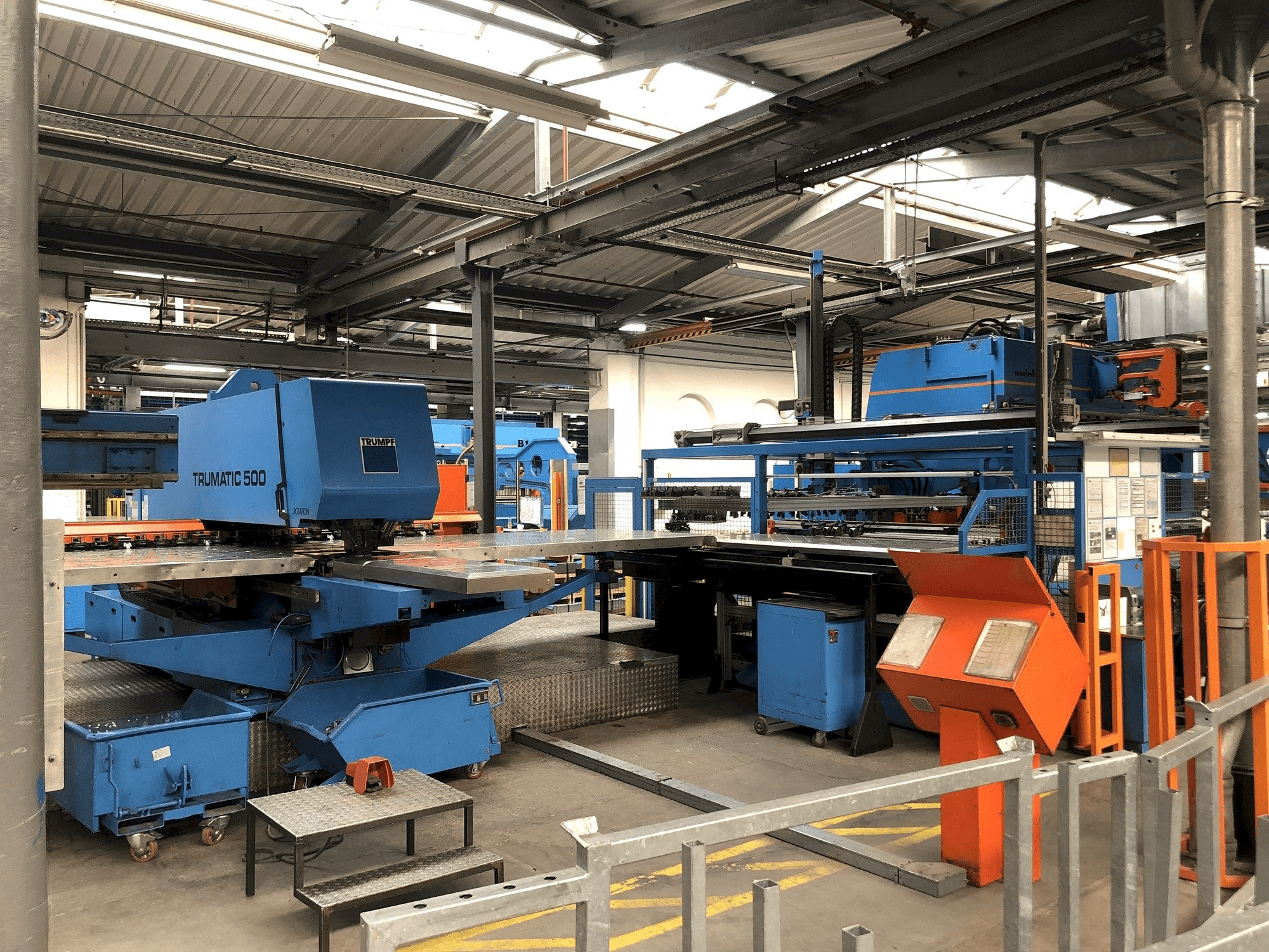 Trumpf TC 500-maskinen framifrån