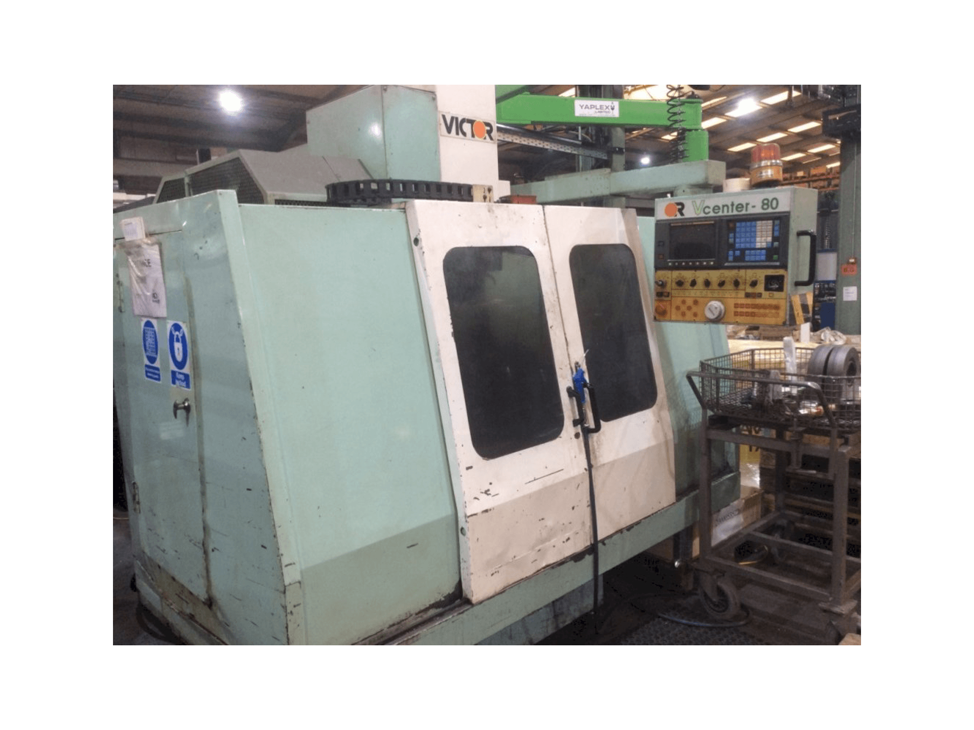 Victor V Centre-80-maskinen framifrån