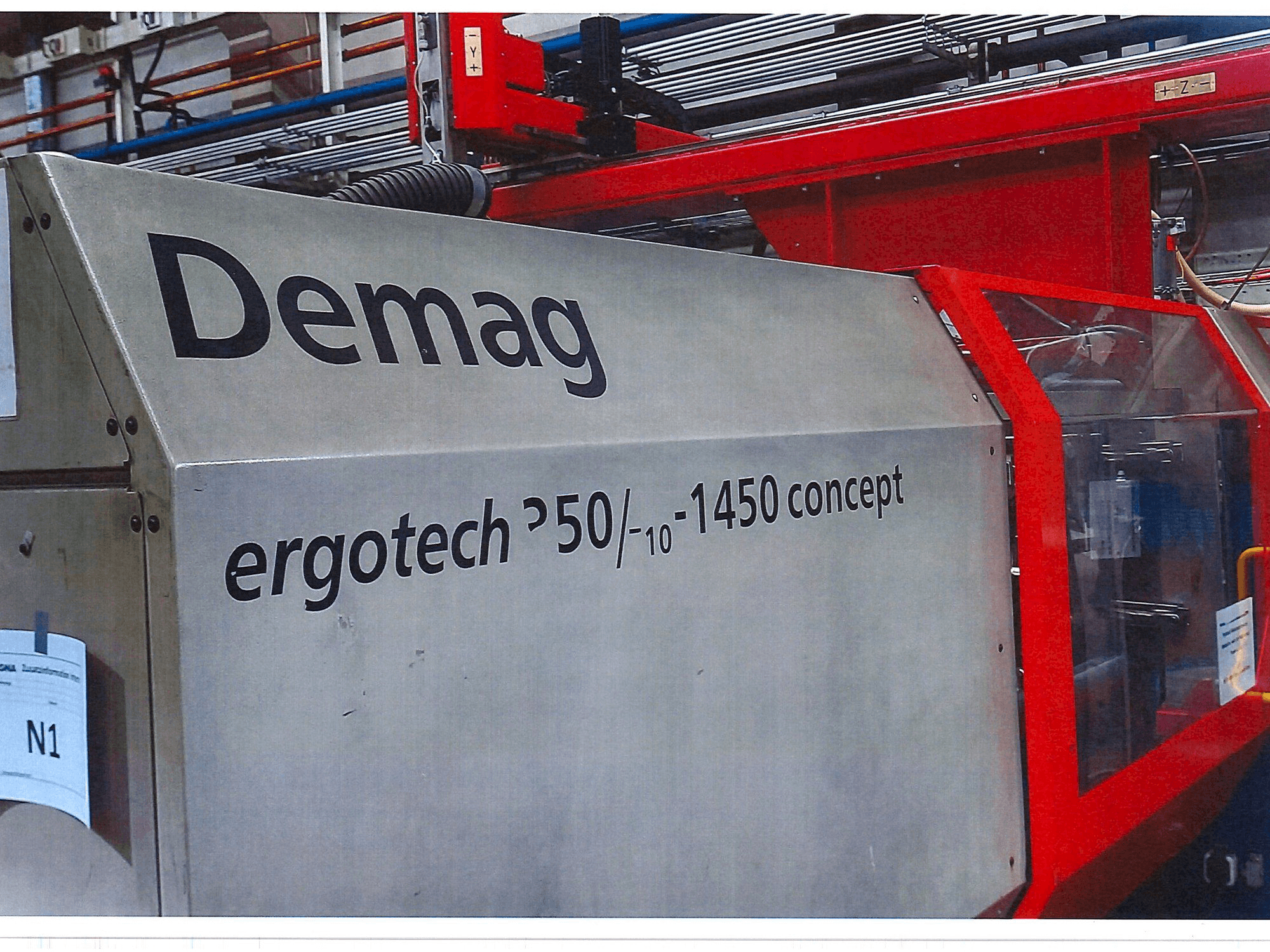 DEMAG ergotech 350/710-1450 concept-maskinen framifrån