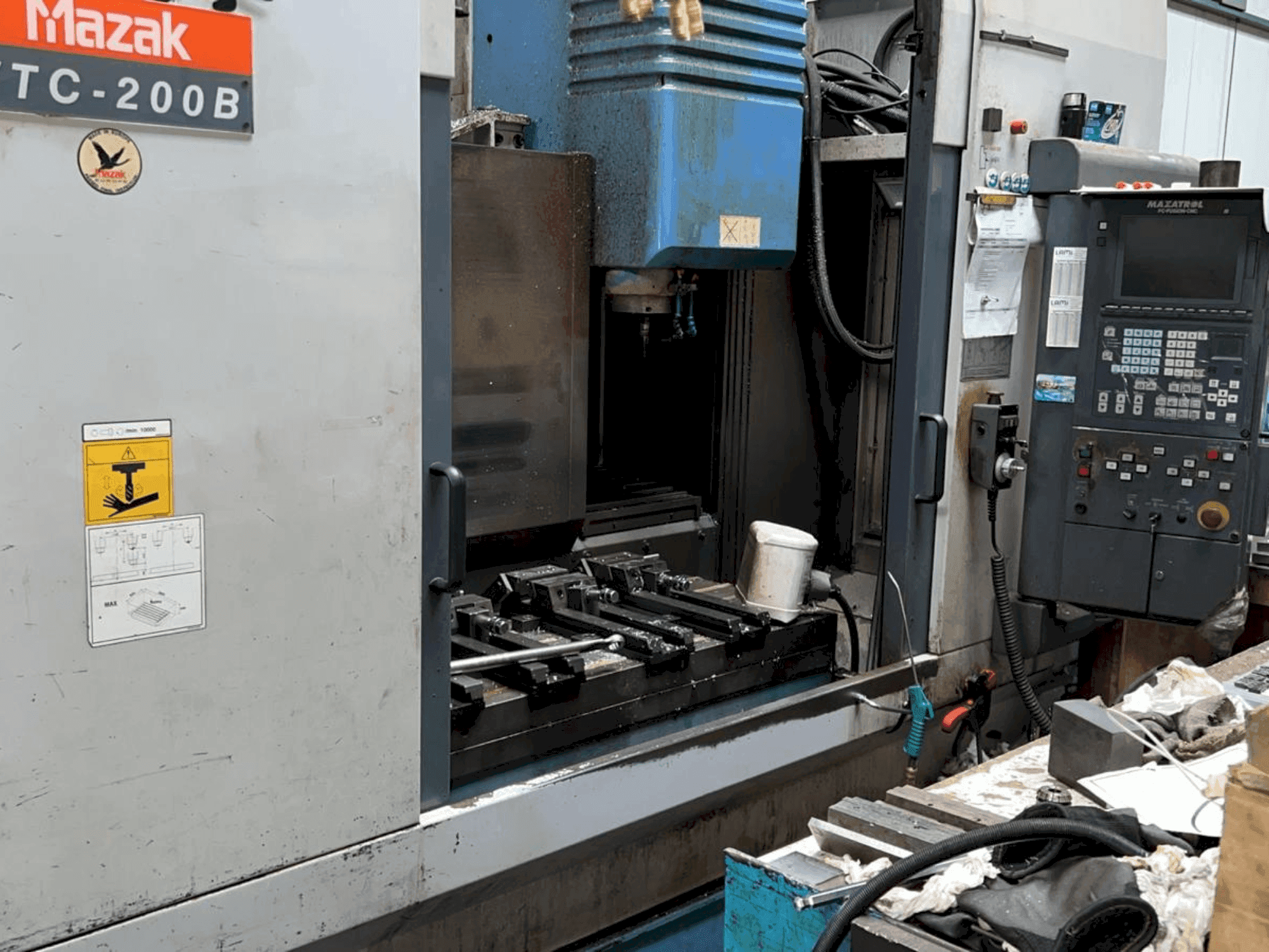 Mazak VTC-B-maskinen framifrån