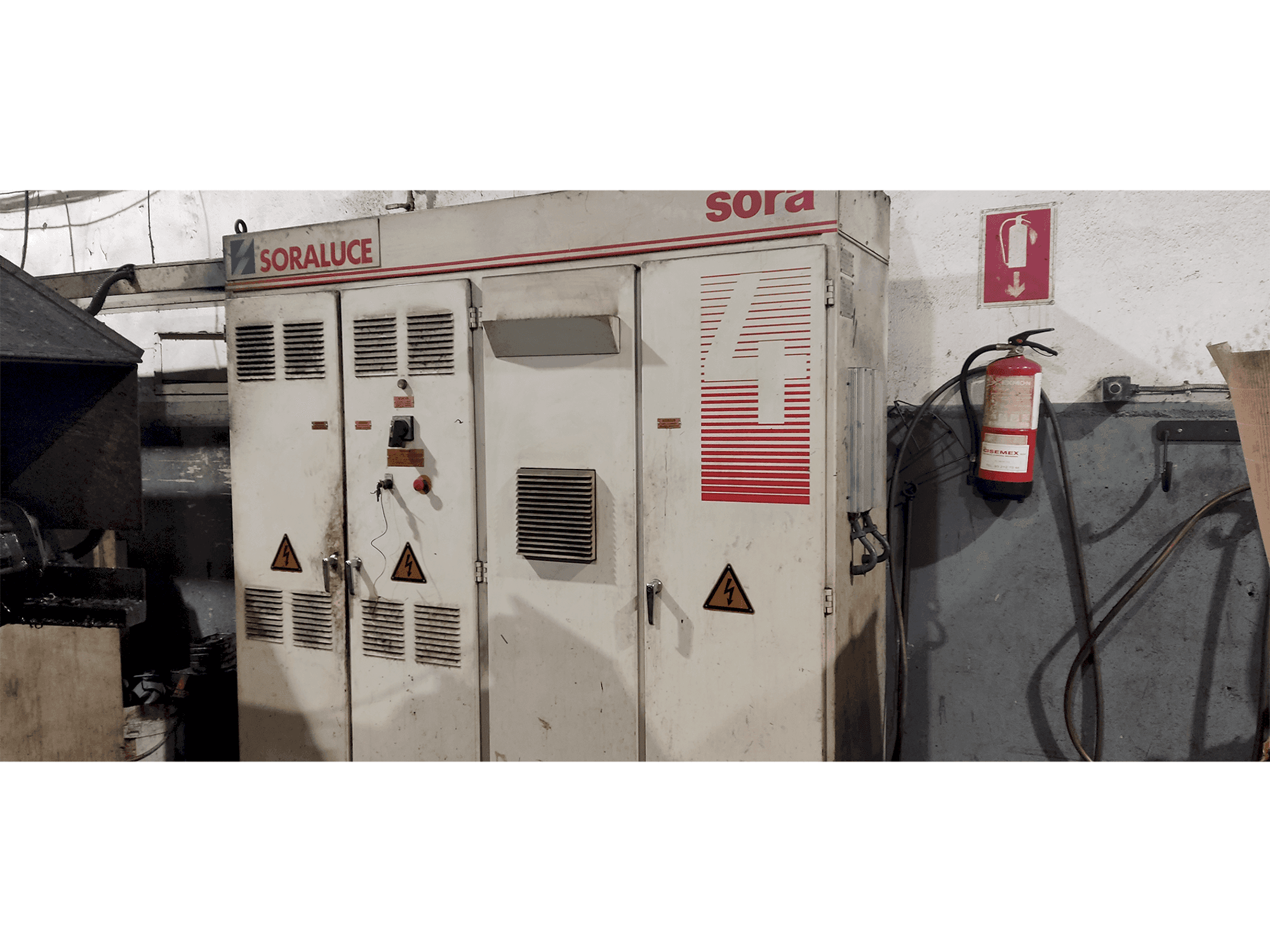 Soraluce SORA 4-maskinen framifrån