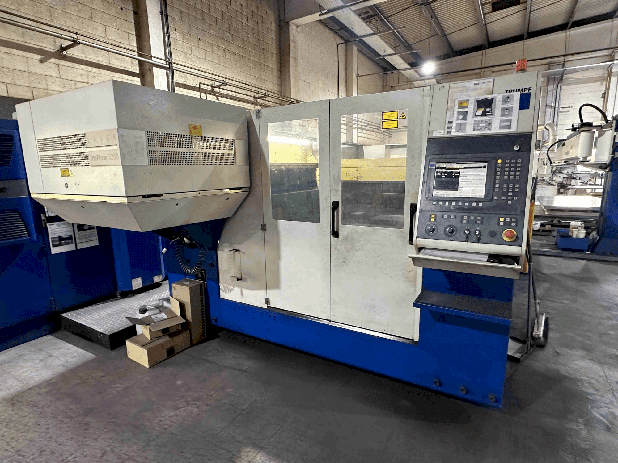 TRUMPF Trulaser 3030-maskinen framifrån