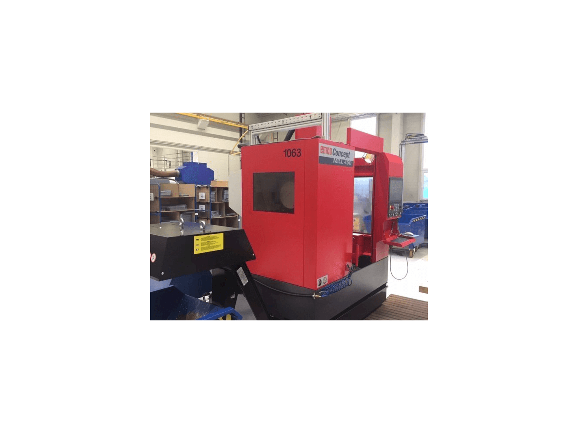 EMCO Concept Mill 450-maskinen framifrån