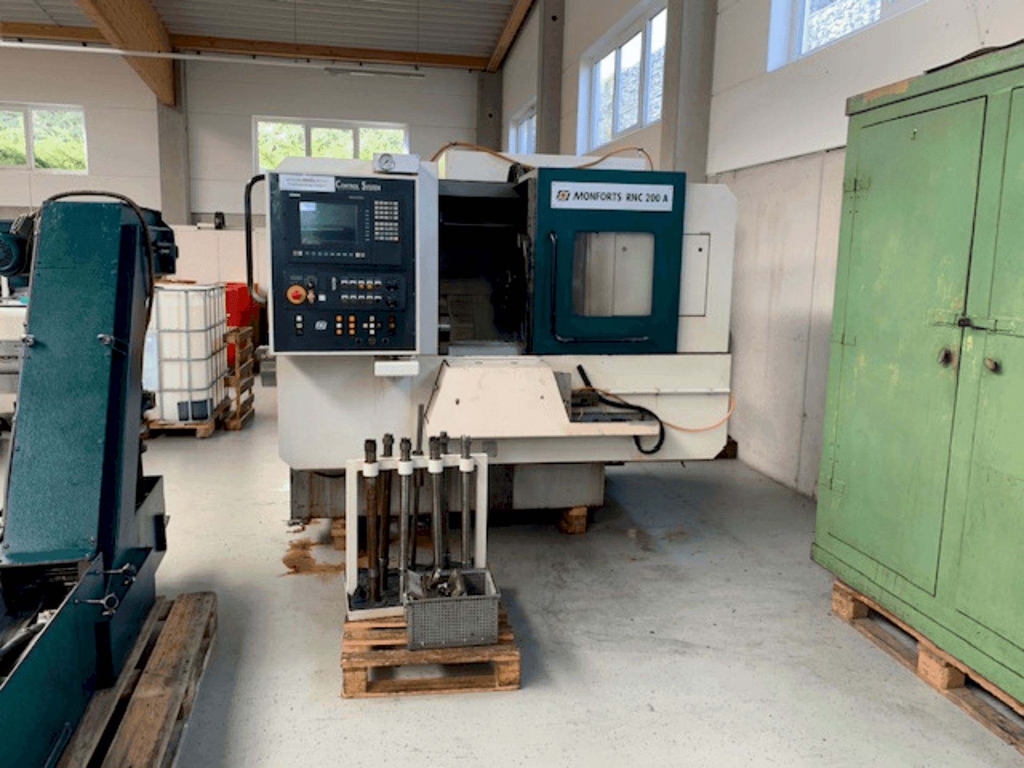 Monforts RNC 200A-maskinen framifrån