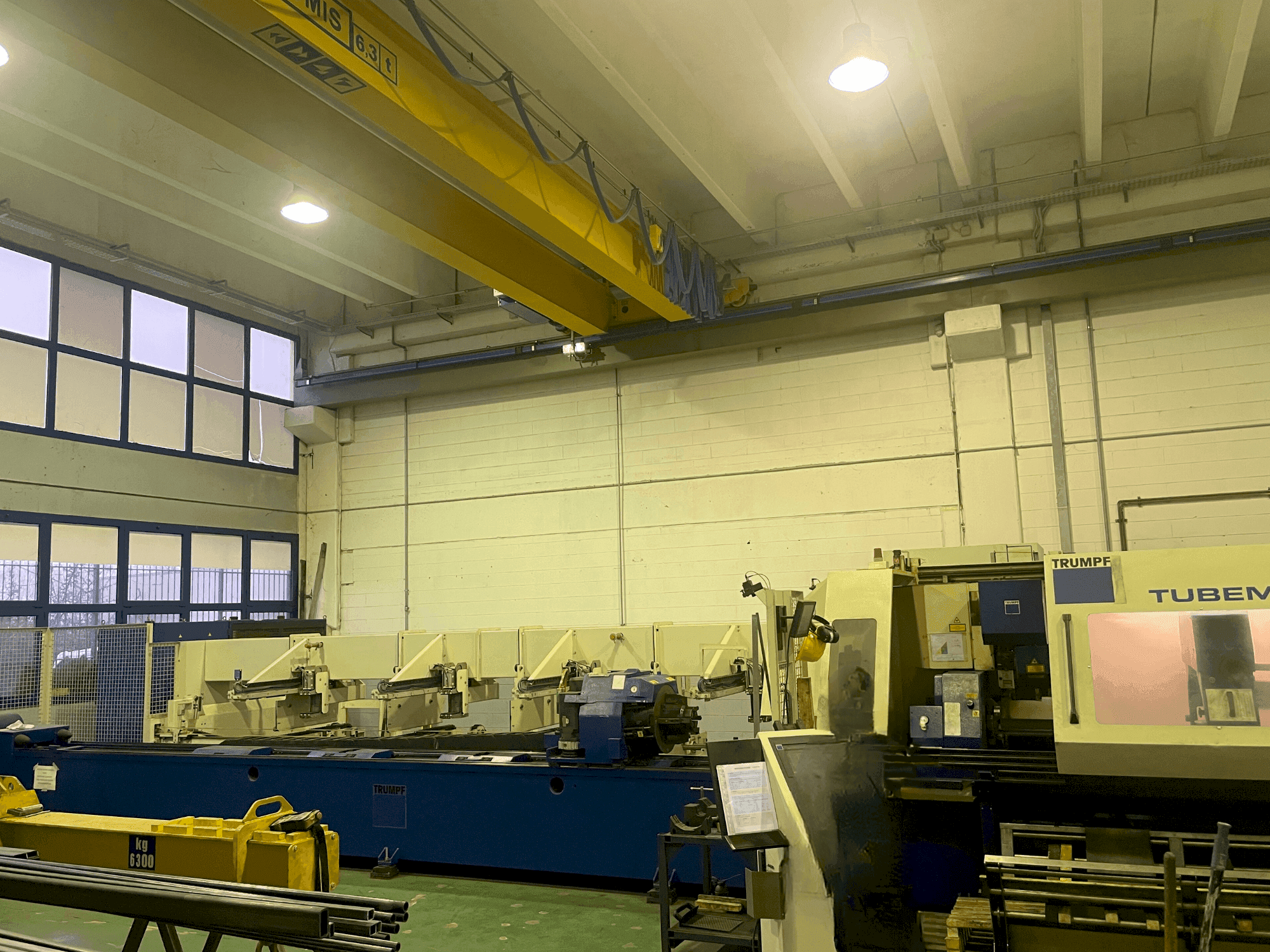 TRUMPF TUBEMATIC 3.2 kw-maskinen framifrån