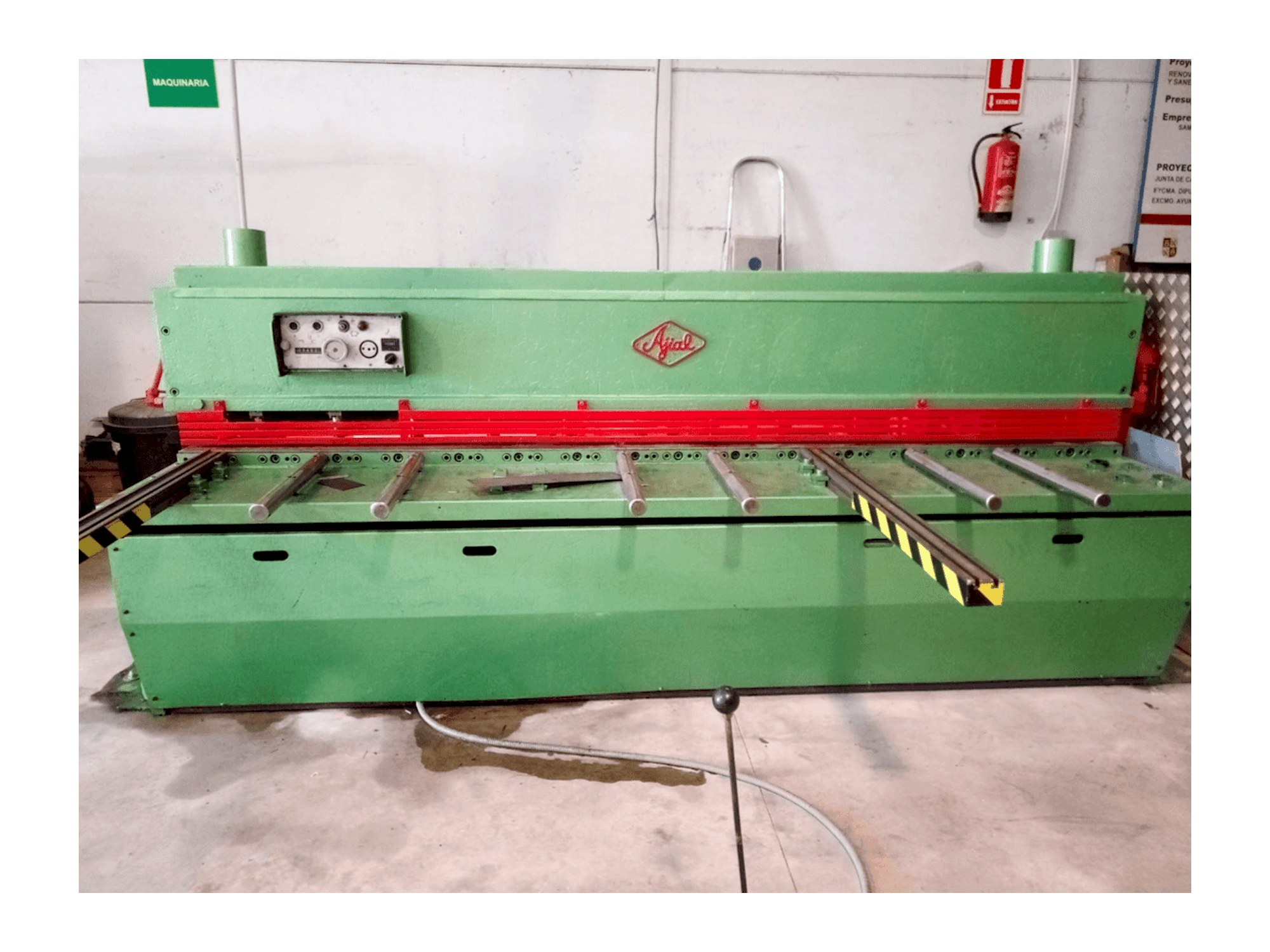 Ajial 630 CA-maskinen framifrån