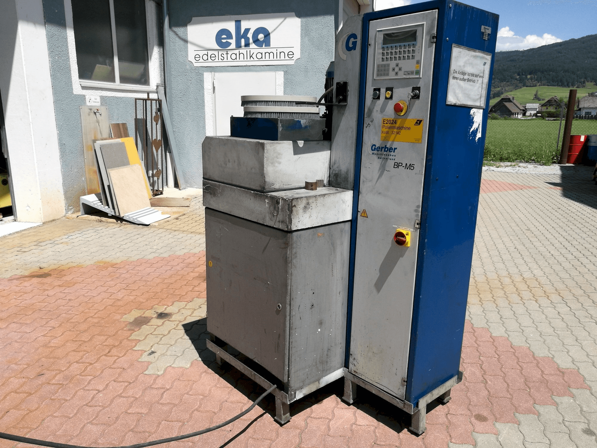 Gerber BP-M5-maskinen framifrån