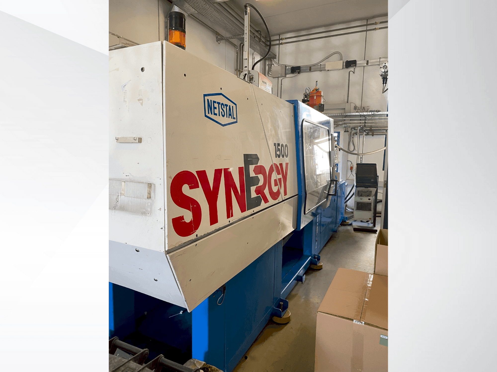 Netstal S-1500-900-maskinen framifrån