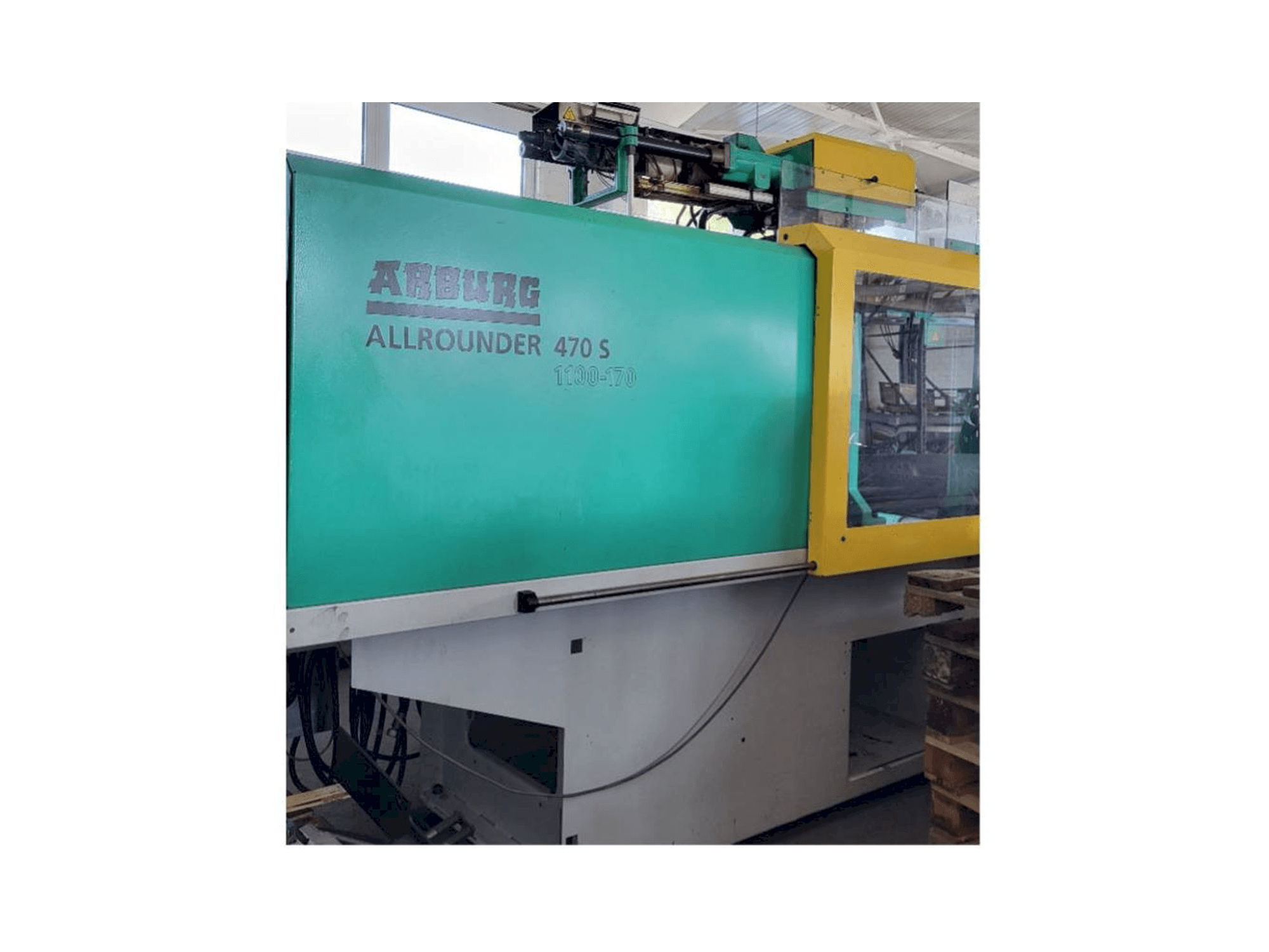 Arburg Allrounder 470S 1100 - 170/170-maskinen framifrån