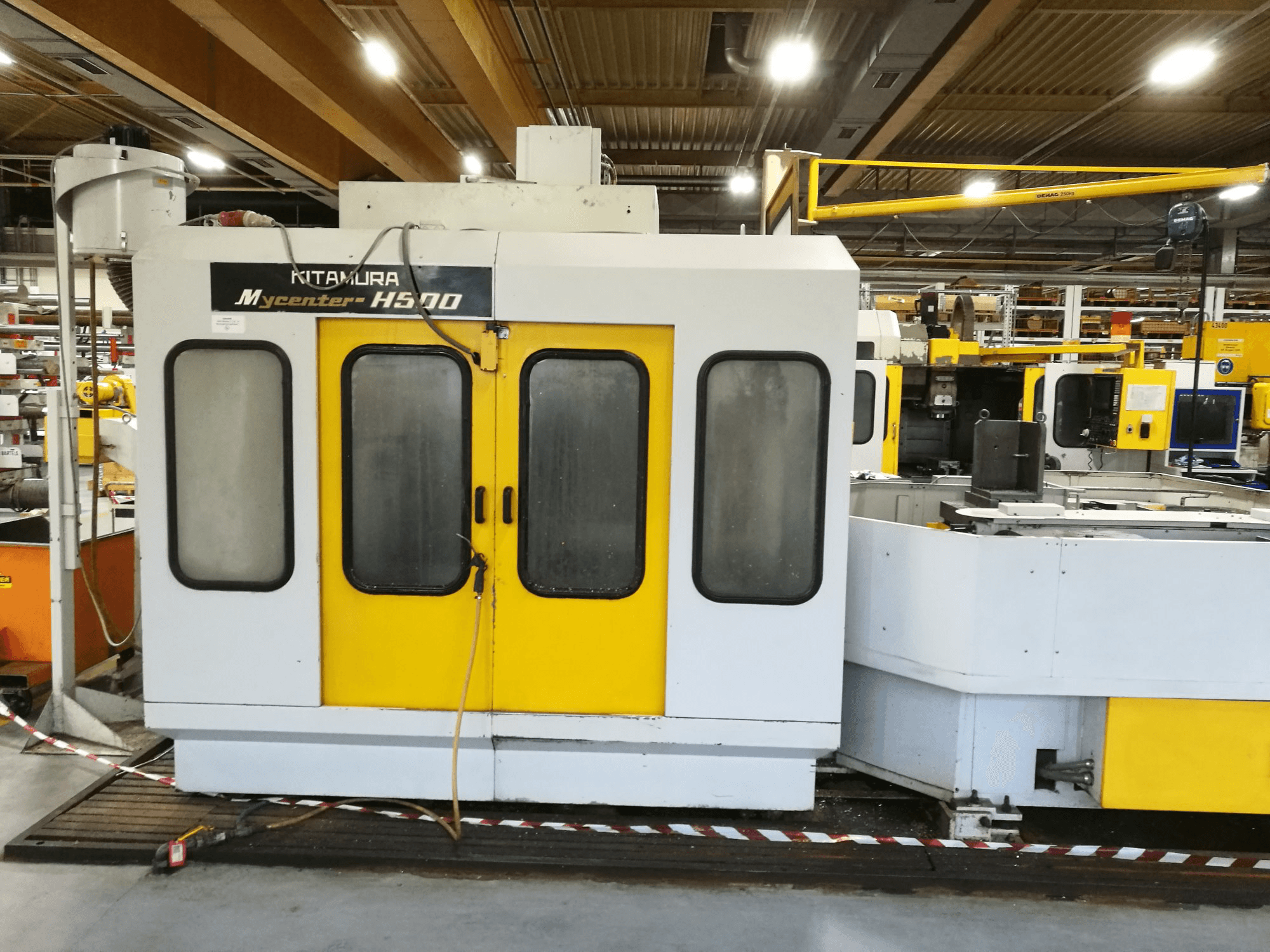 Kitamura-maskinen framifrånMycenter H500