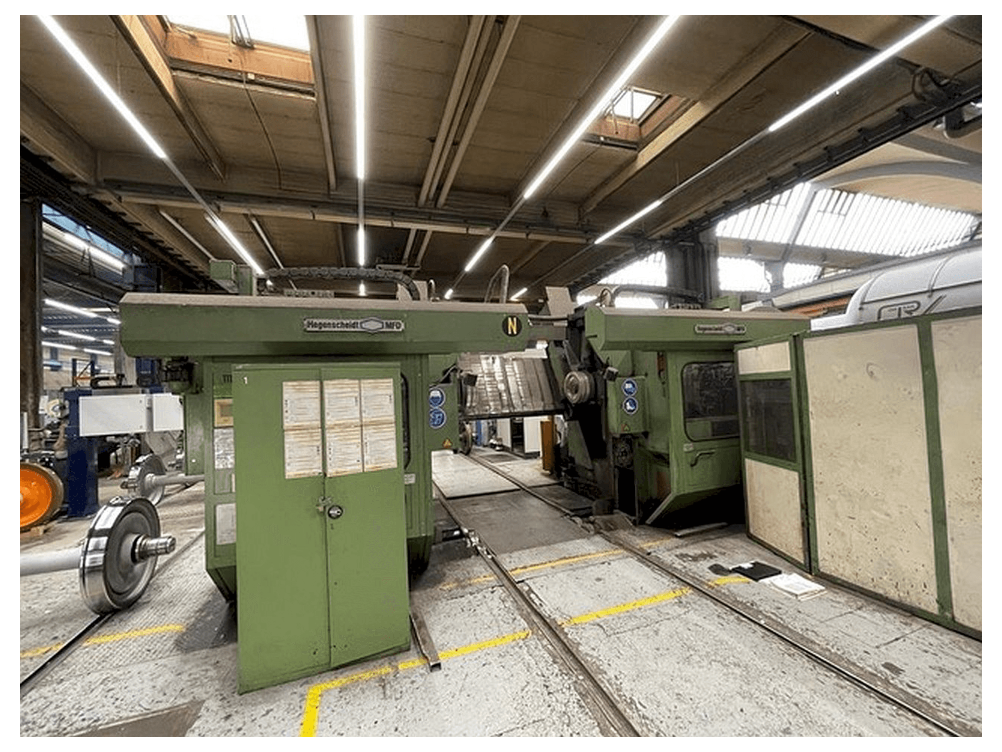 Hegenscheidt PN 190-maskinen framifrån