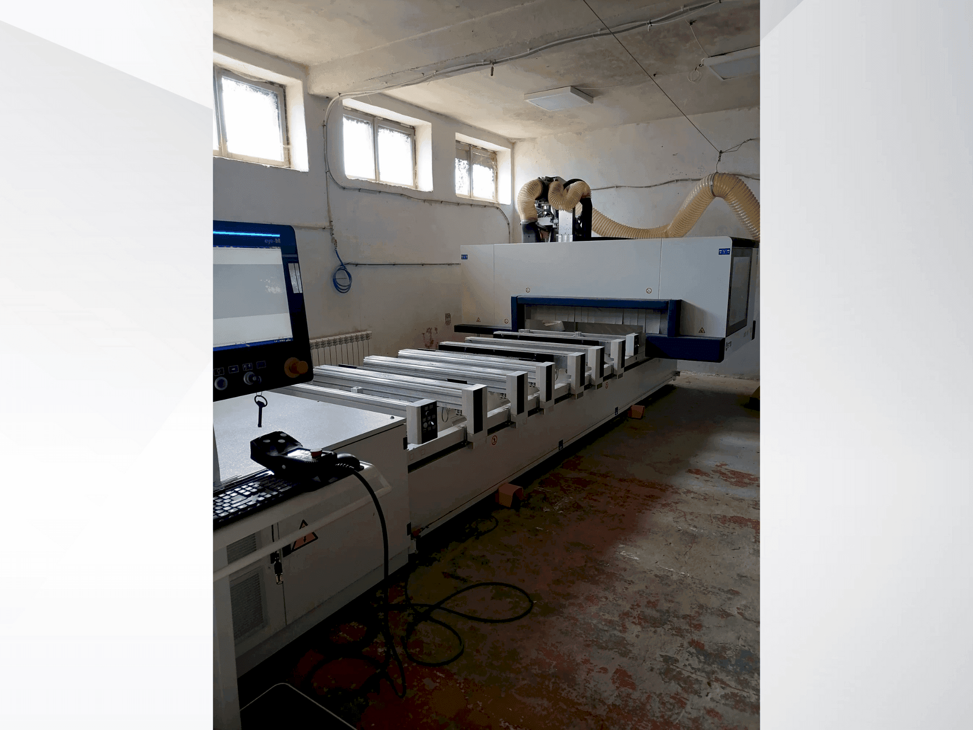 SCM Morbidelli M100-maskinen framifrån