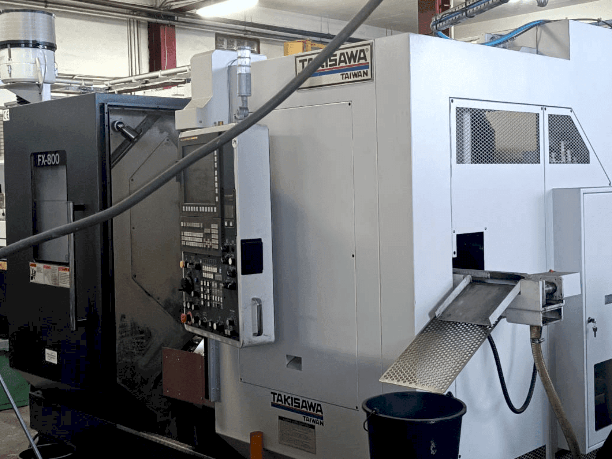 Takisawa FX800-maskinen framifrån