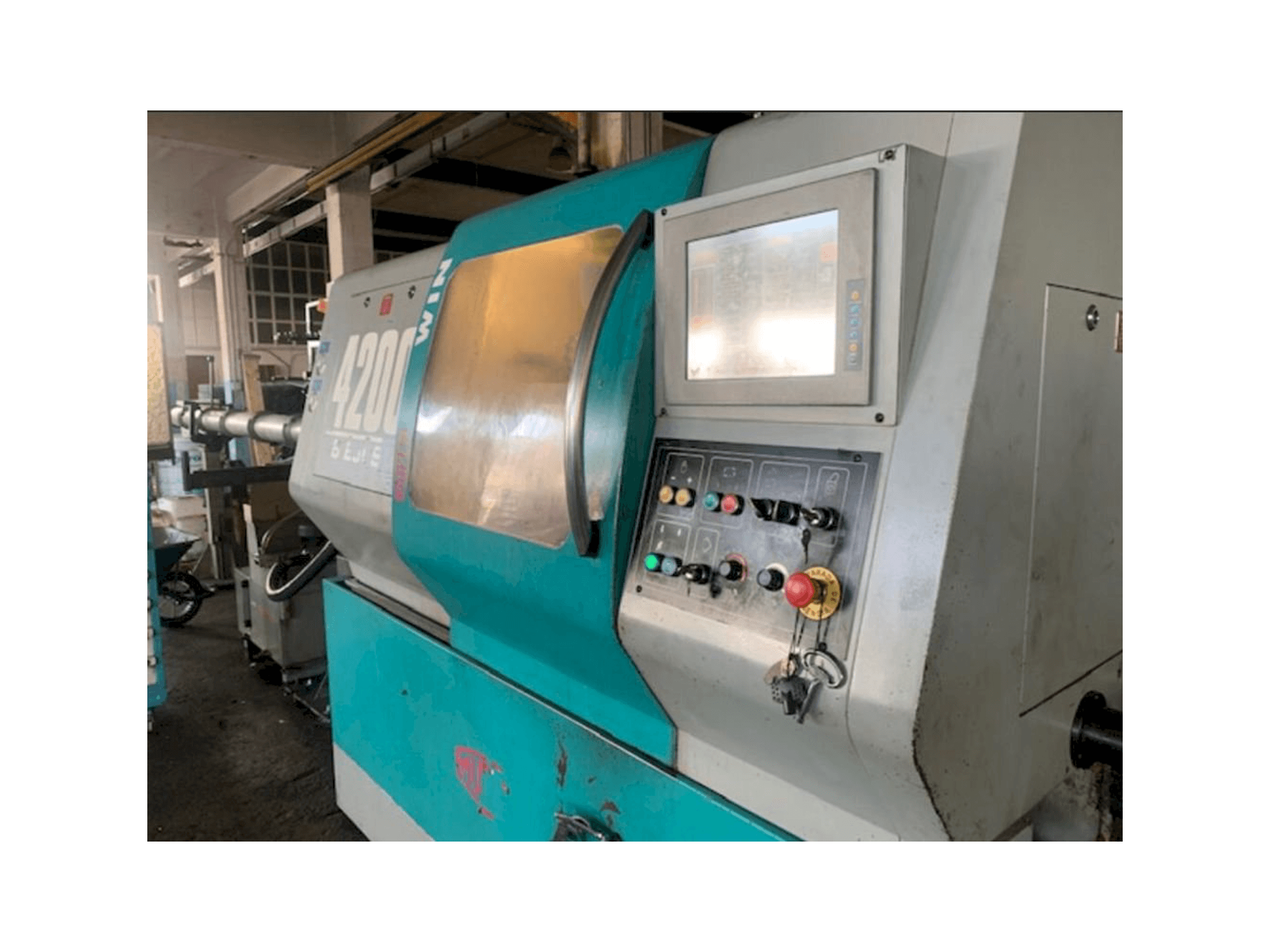 Mupem Win 4200-maskinen framifrån