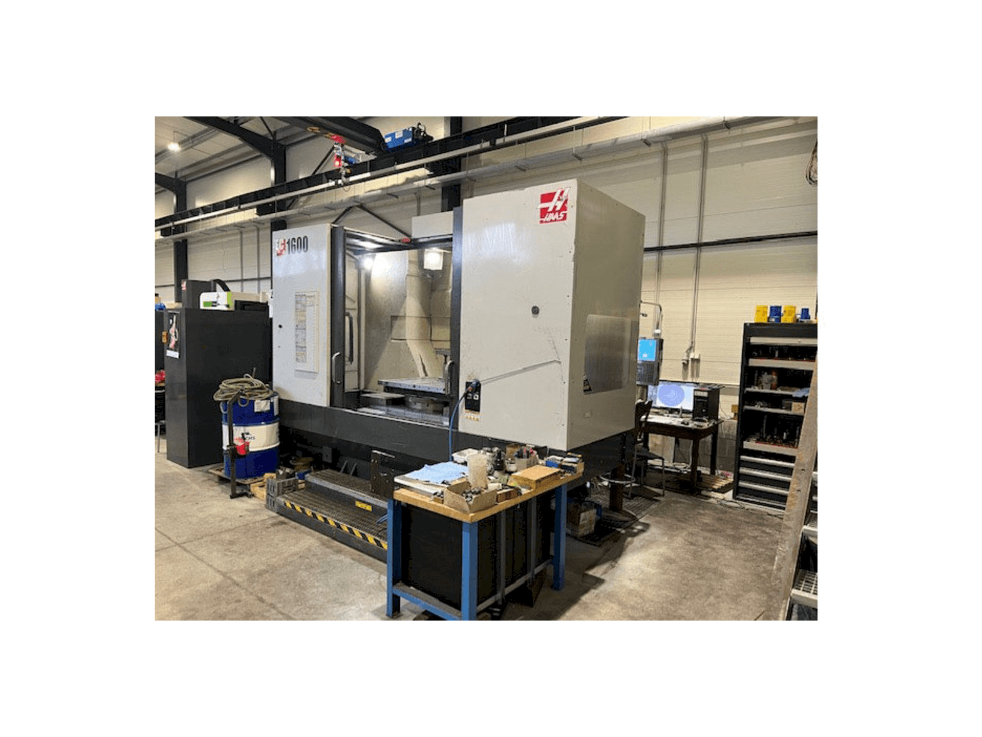 HAAS EC-1600-maskinen framifrån