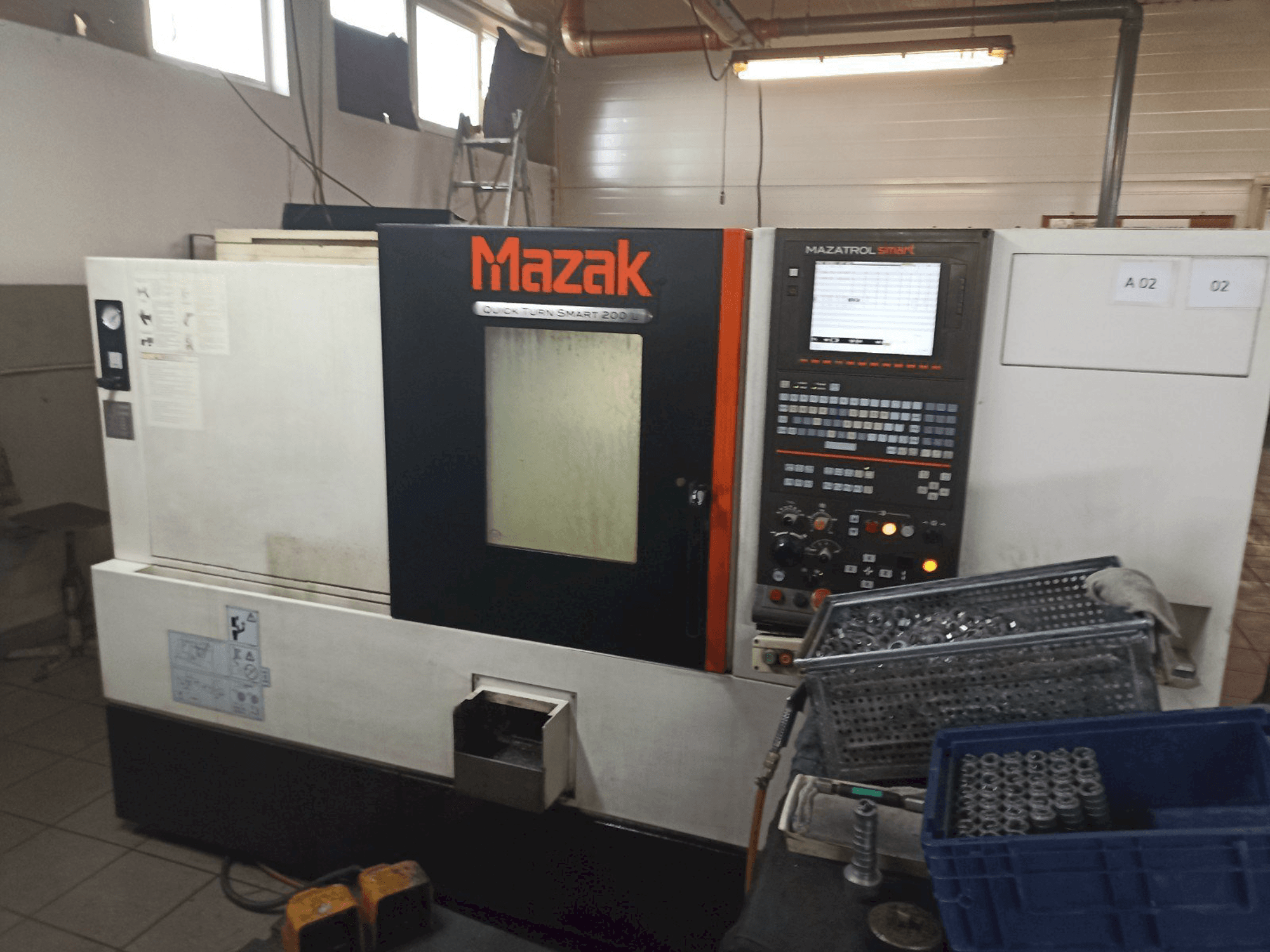 Mazak Quick Turn Smart 200L-maskinen framifrån
