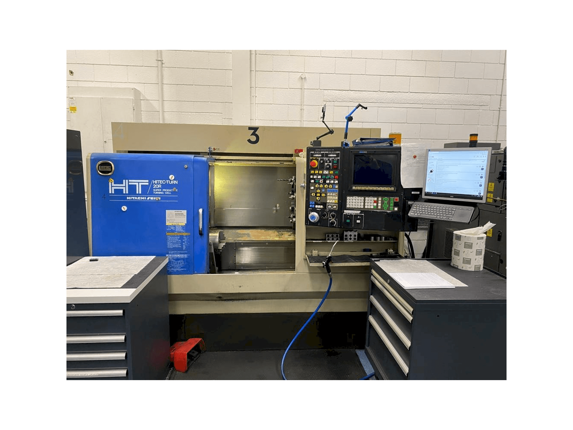 HITACHI SEIKI Hi Tech 20R-maskinen framifrån