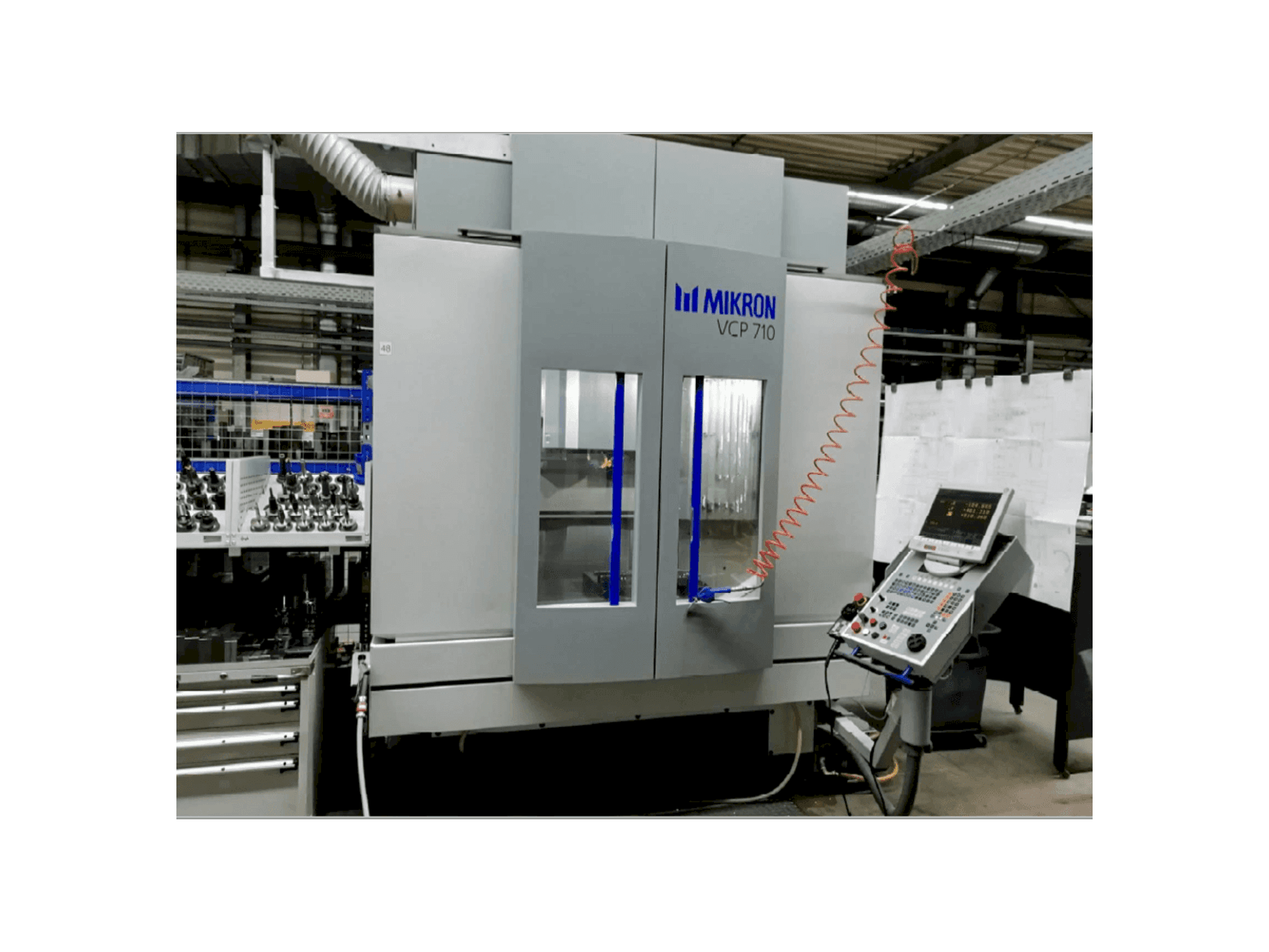 MIKRON VCP 710-maskinen framifrån