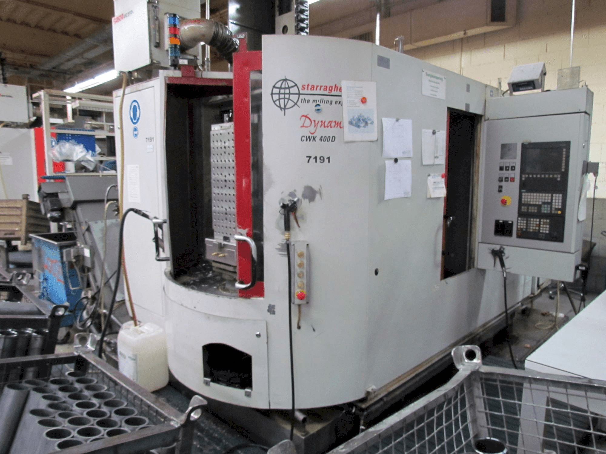 Heckert CWK 400 D-maskinen framifrån