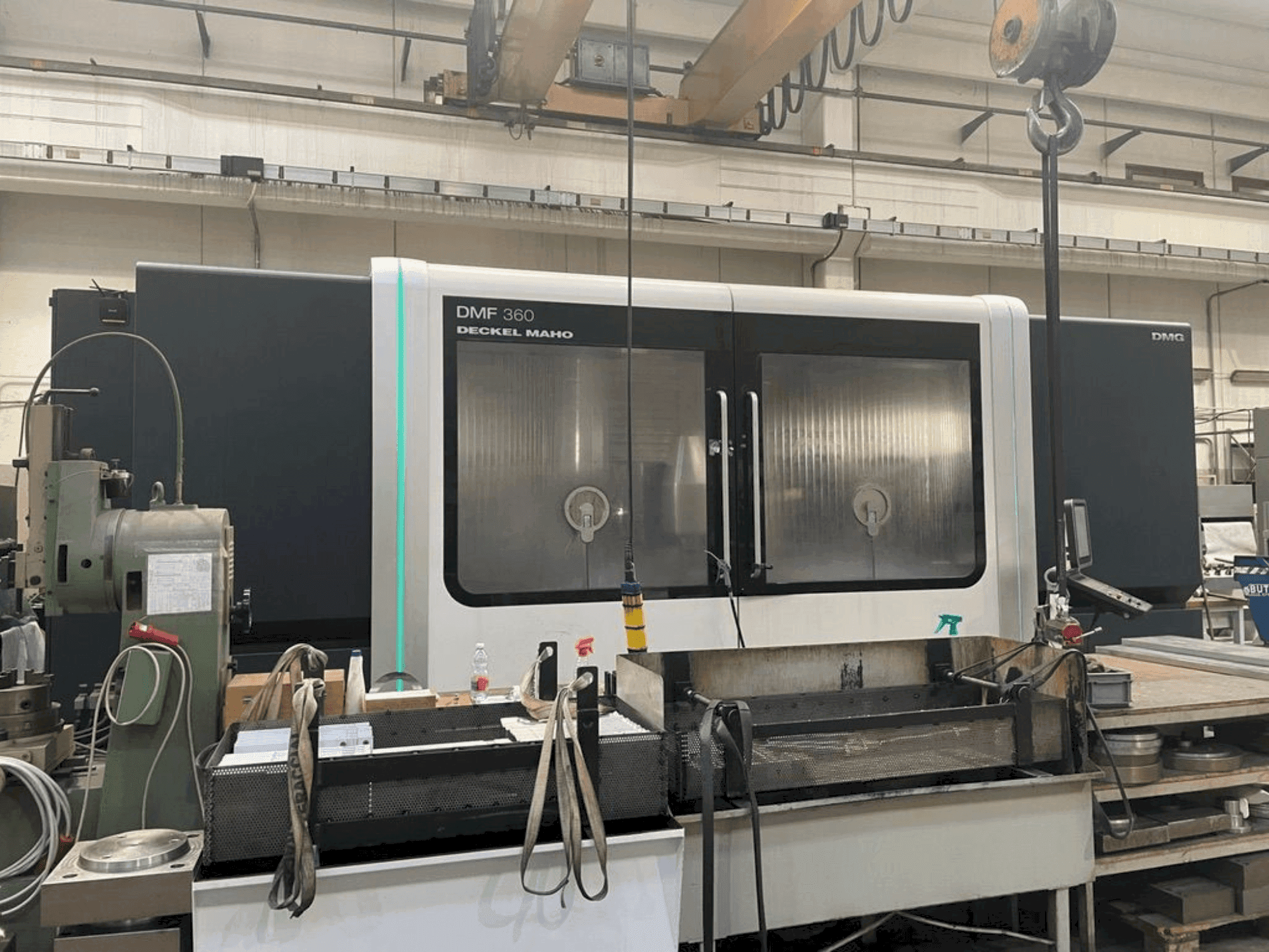 DMG DMF 360-maskinen framifrån