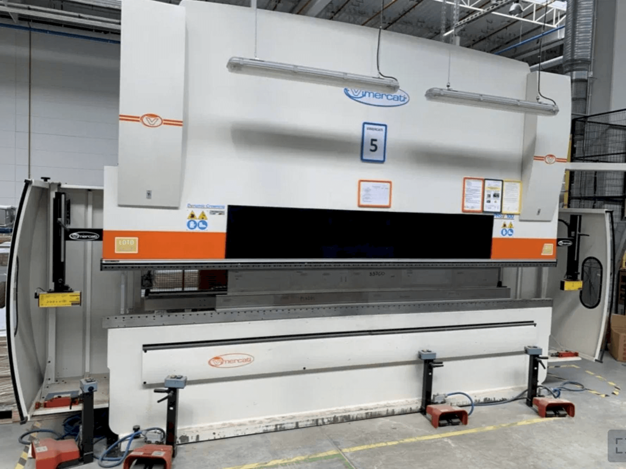 Vimercati PHSY 100x4080-maskinen framifrån