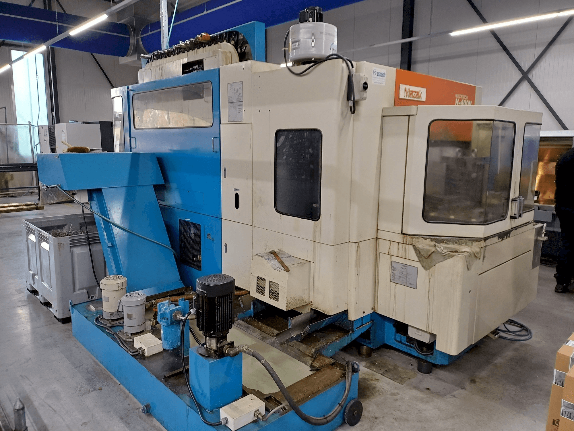 Mazak H400N-maskinen framifrån