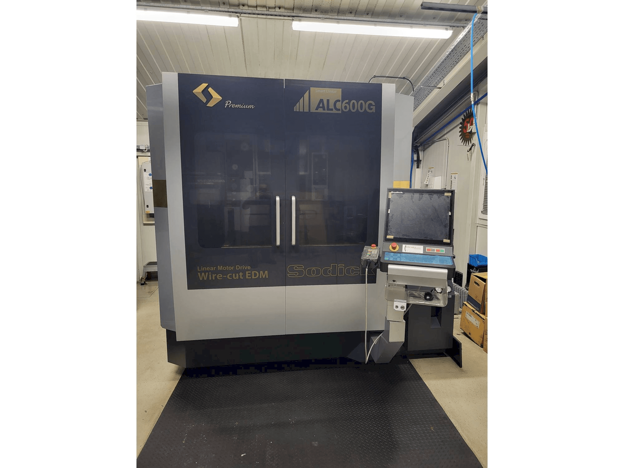 Sodick ALC600G-maskinen framifrån