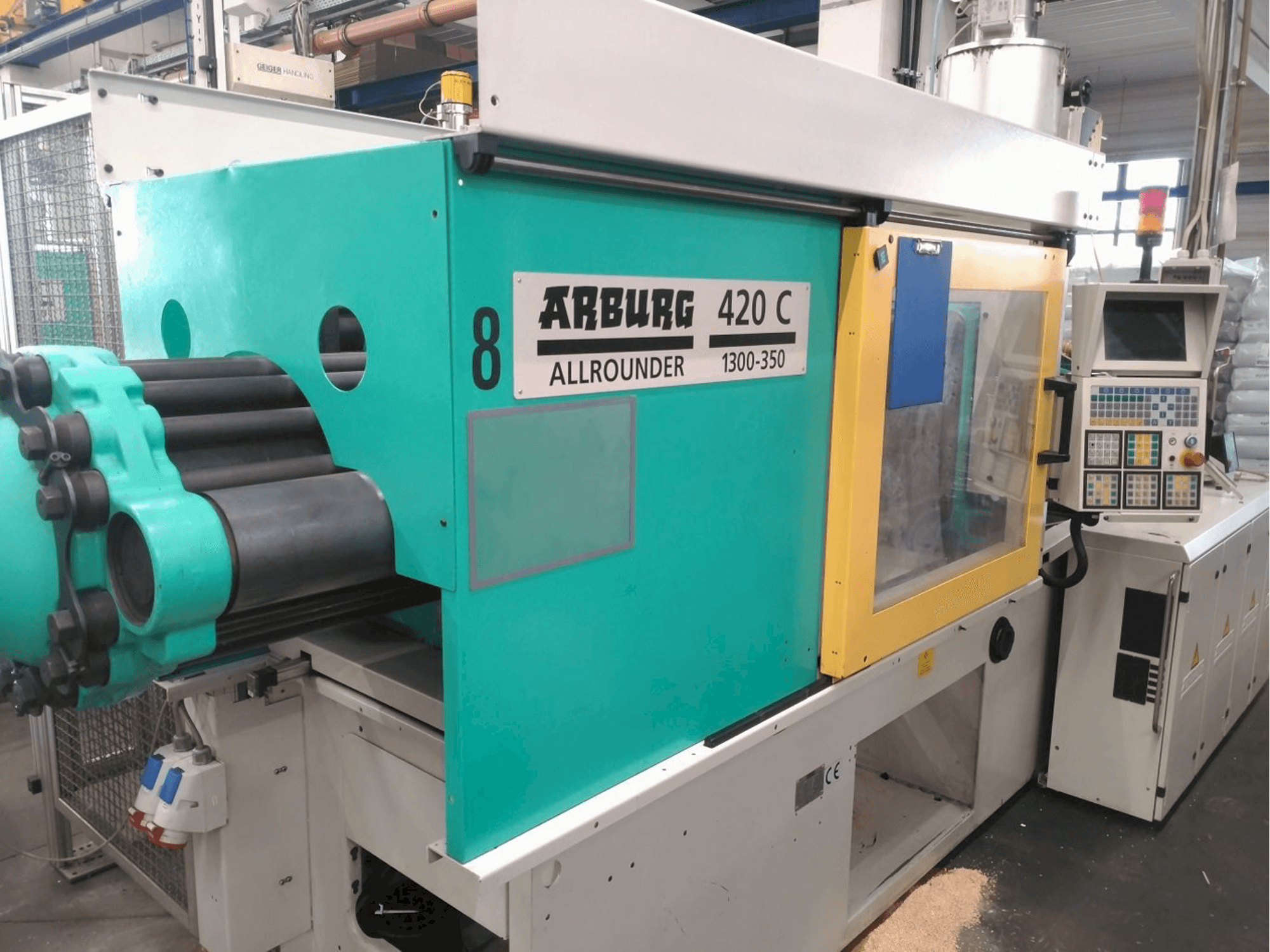 Arburg 420 C 1300-350-maskinen framifrån