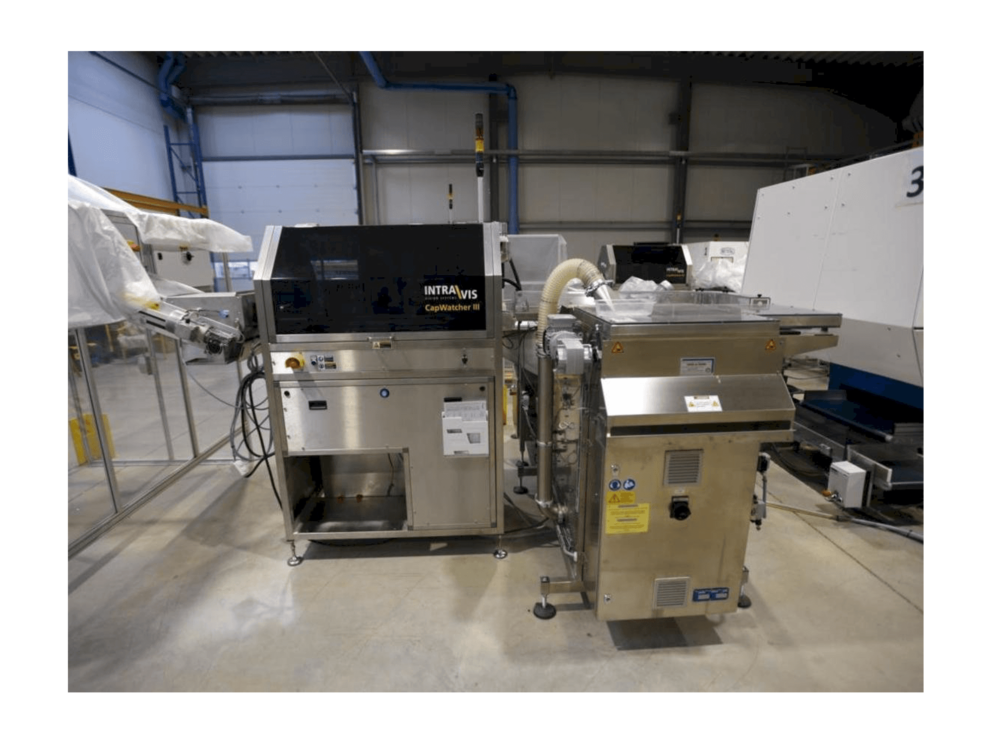 INTRAVIS Capwatcher 6431-maskinen framifrån