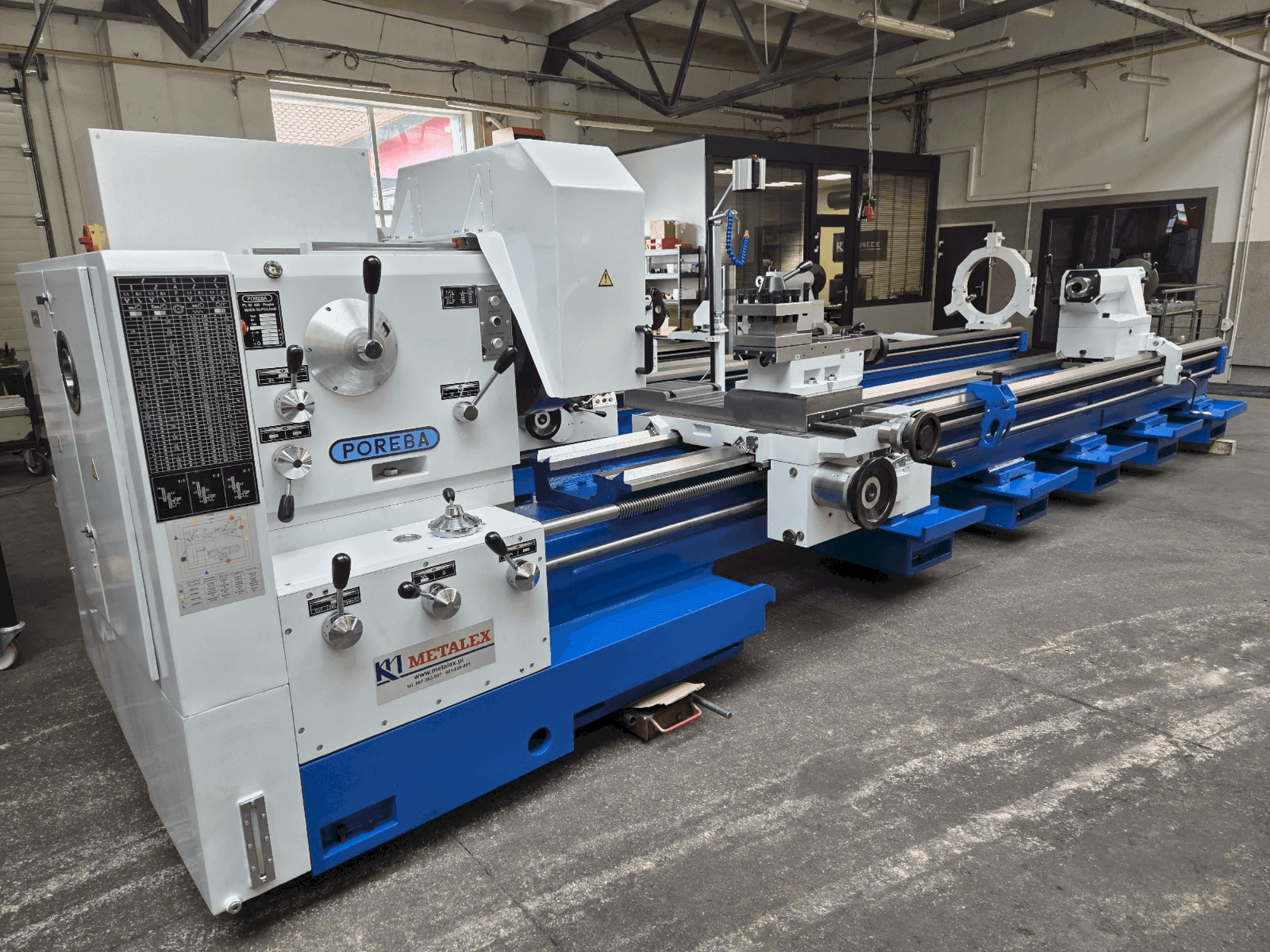 Poreba TPK 90/5M-maskinen framifrån