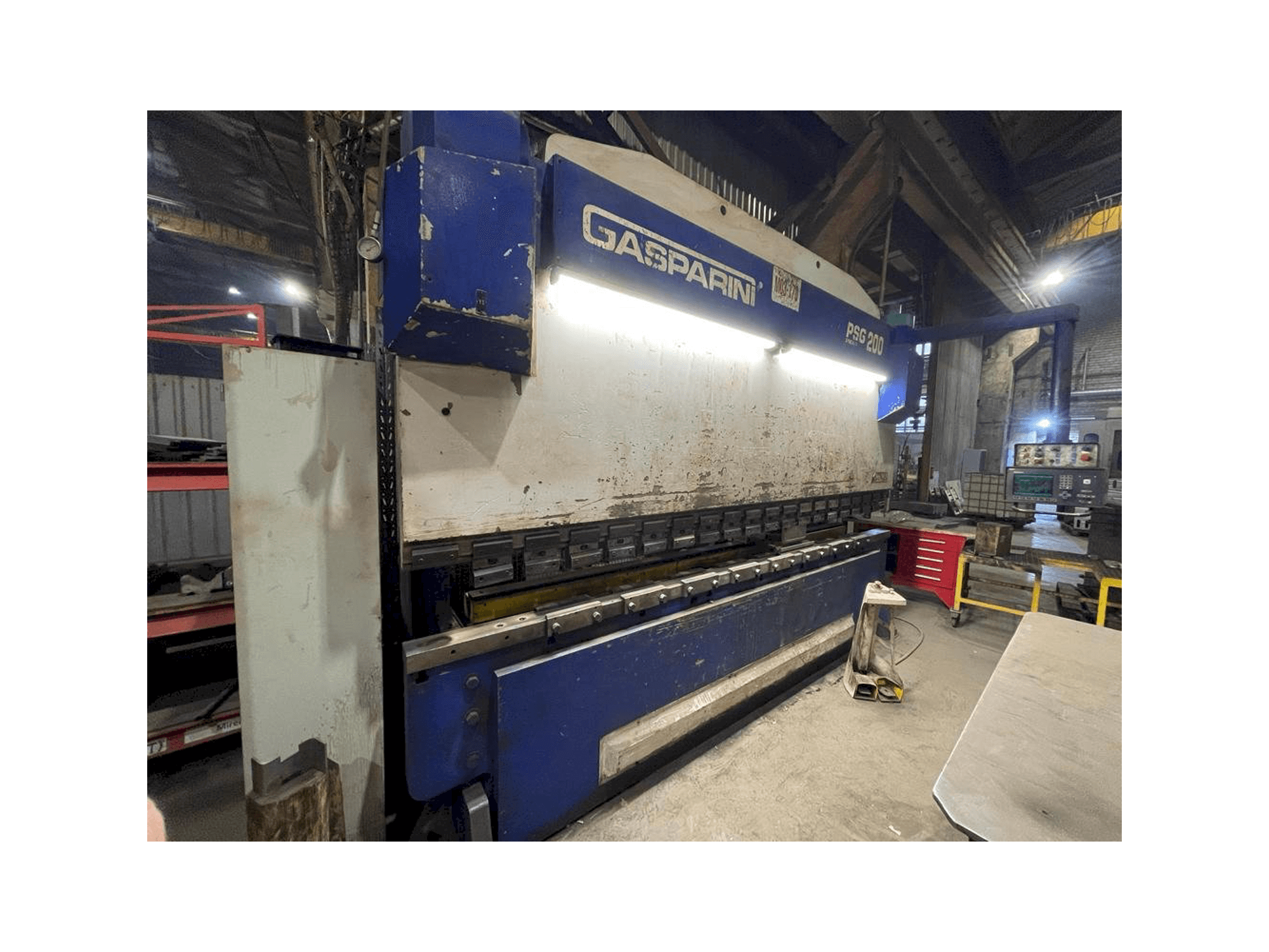 GASPARINI PSG 200/4000-maskinen framifrån