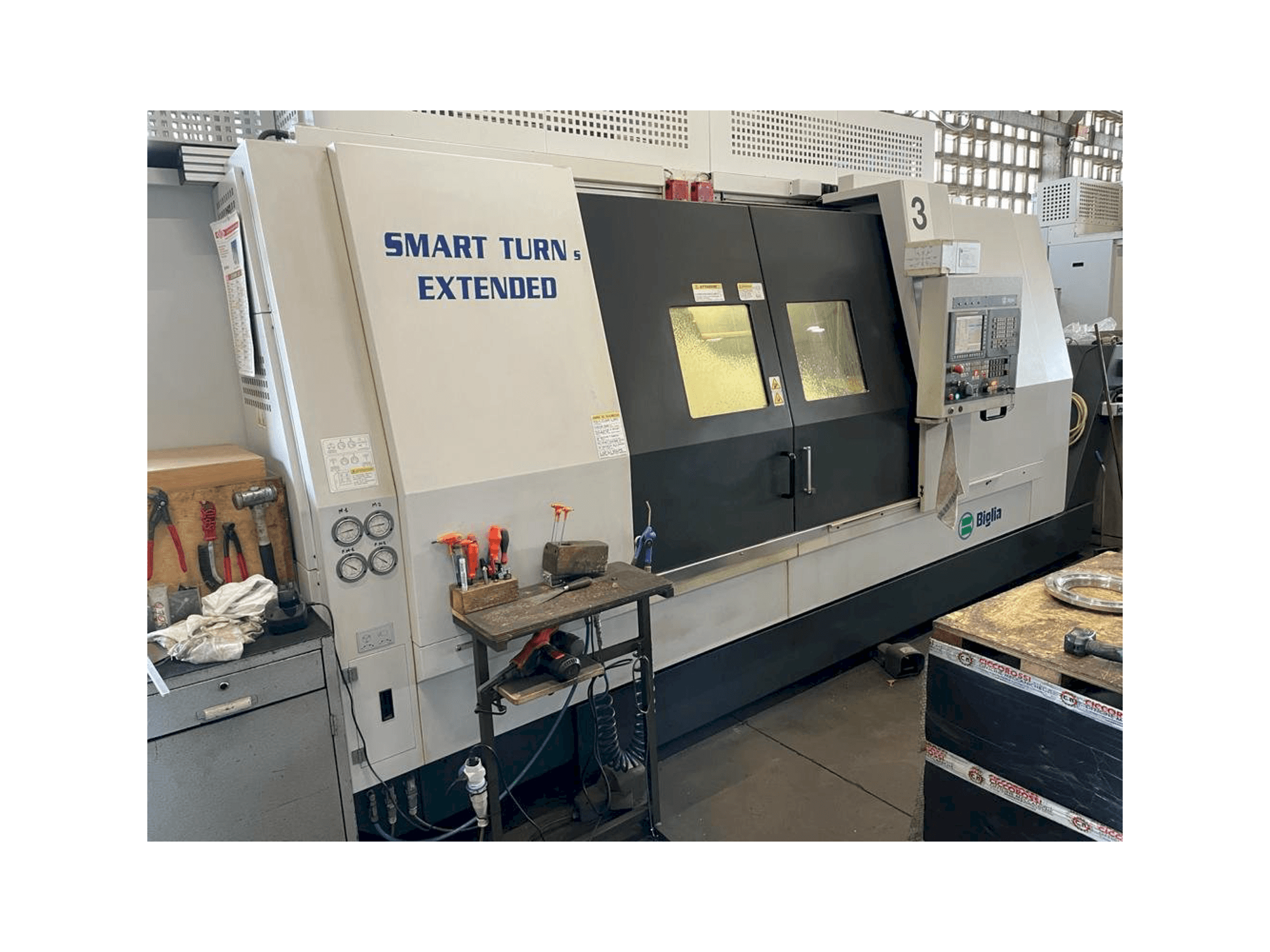 Biglia Smart Turn S Extended-maskinen framifrån