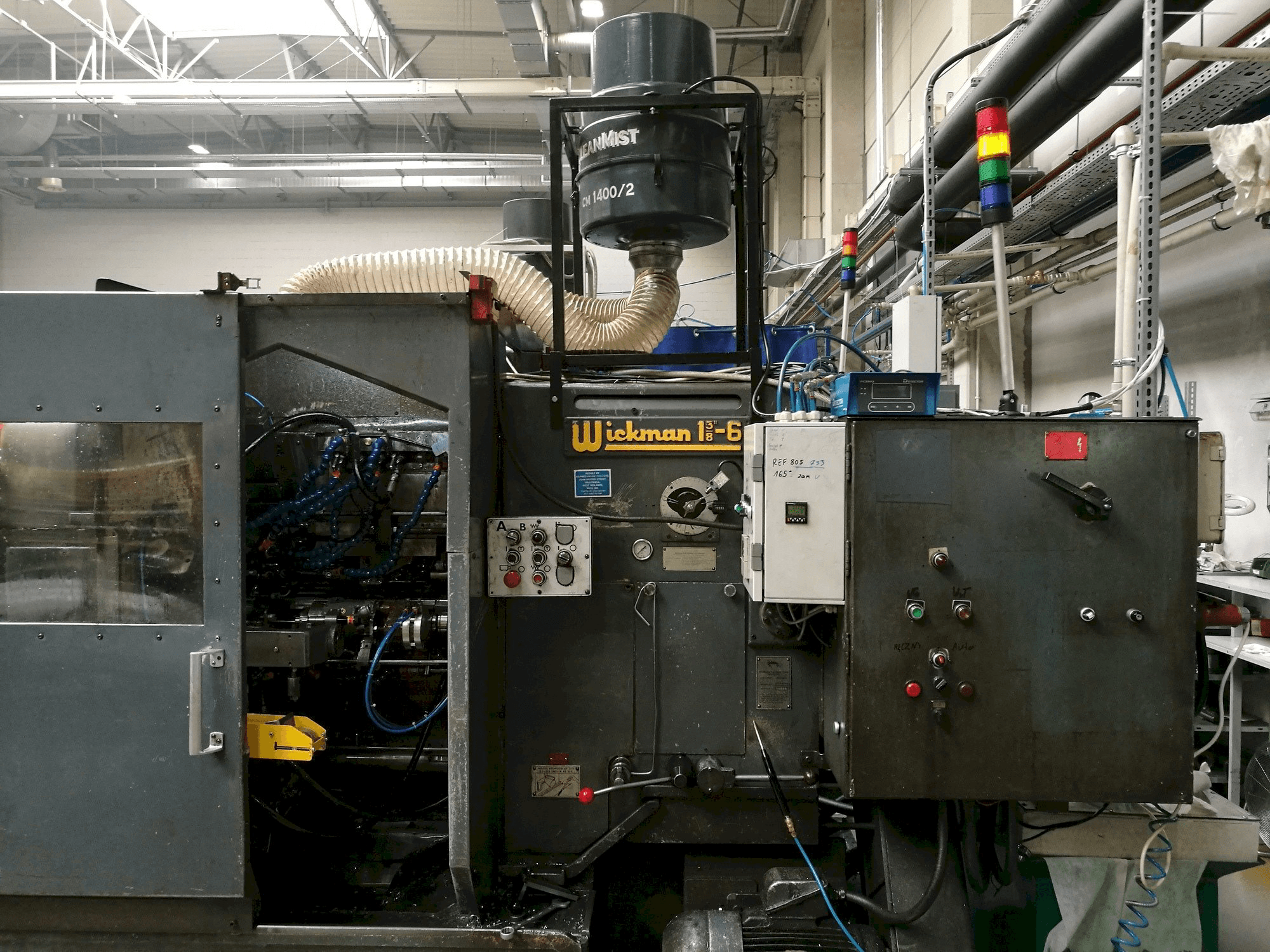 Wickman 1 3/8"-6-maskinen framifrån