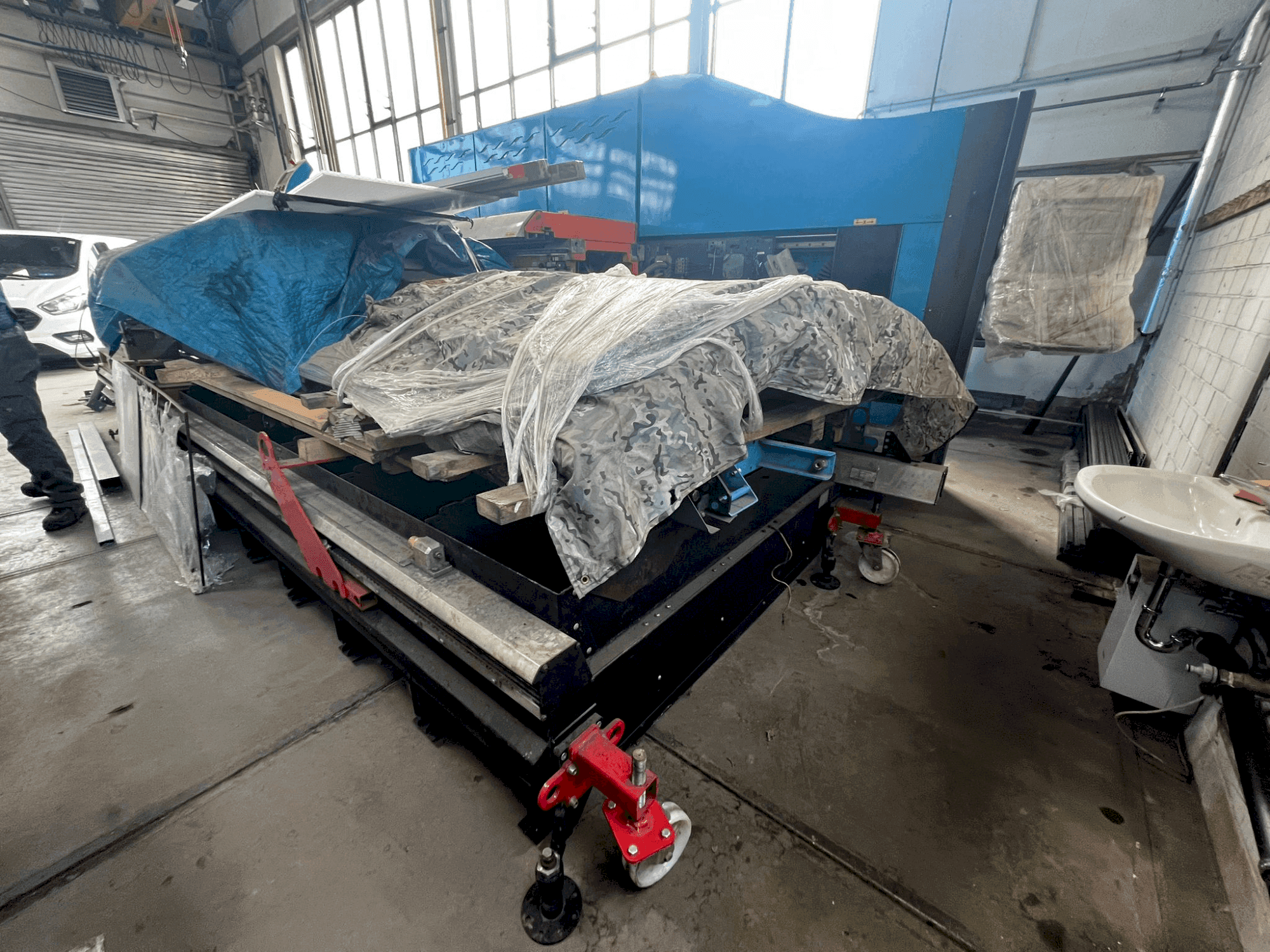 Prima Power ZAPHIRO CV5000+CT10-maskinen framifrån