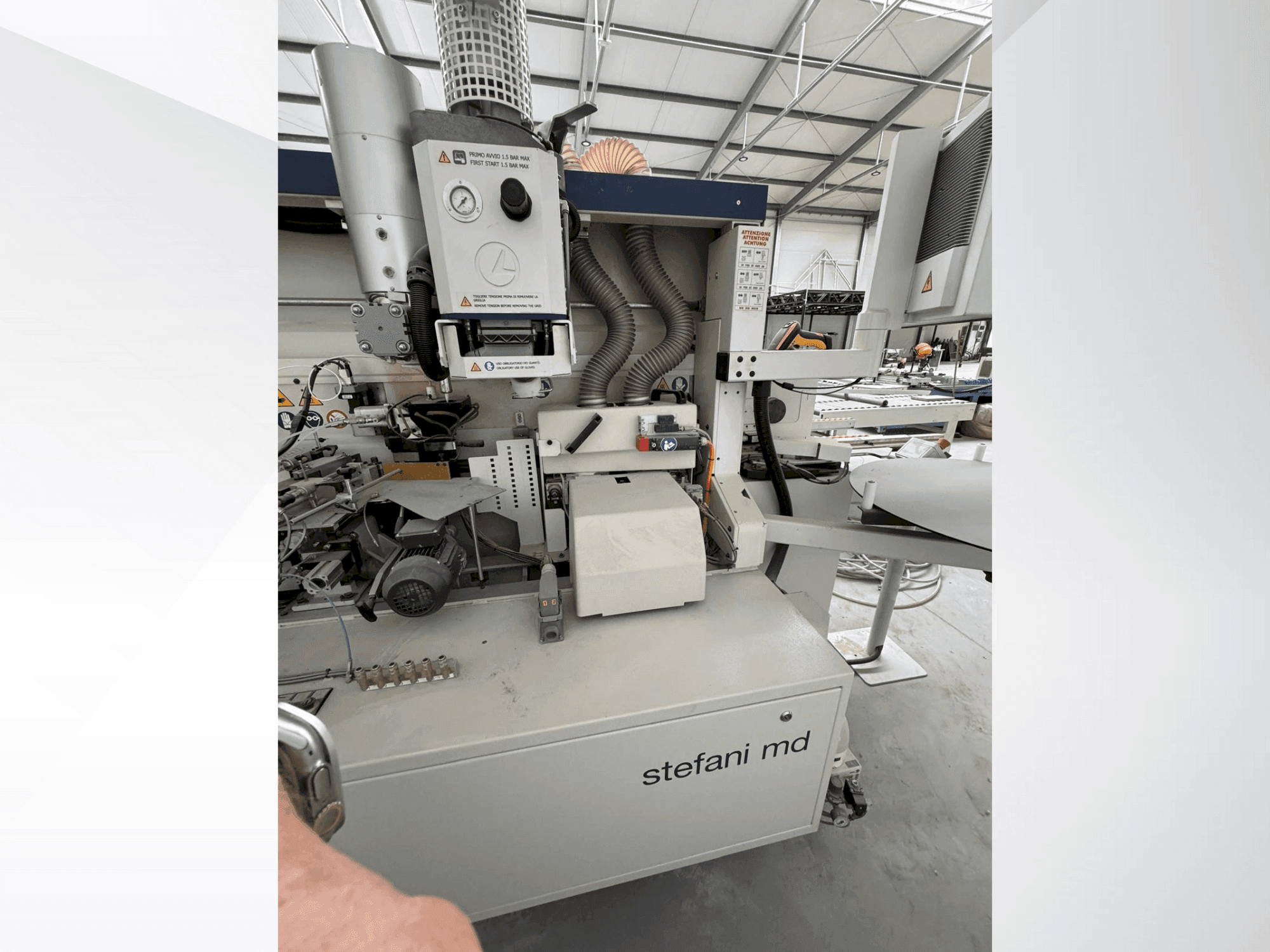 SCM STEFANI MD-maskinen framifrån