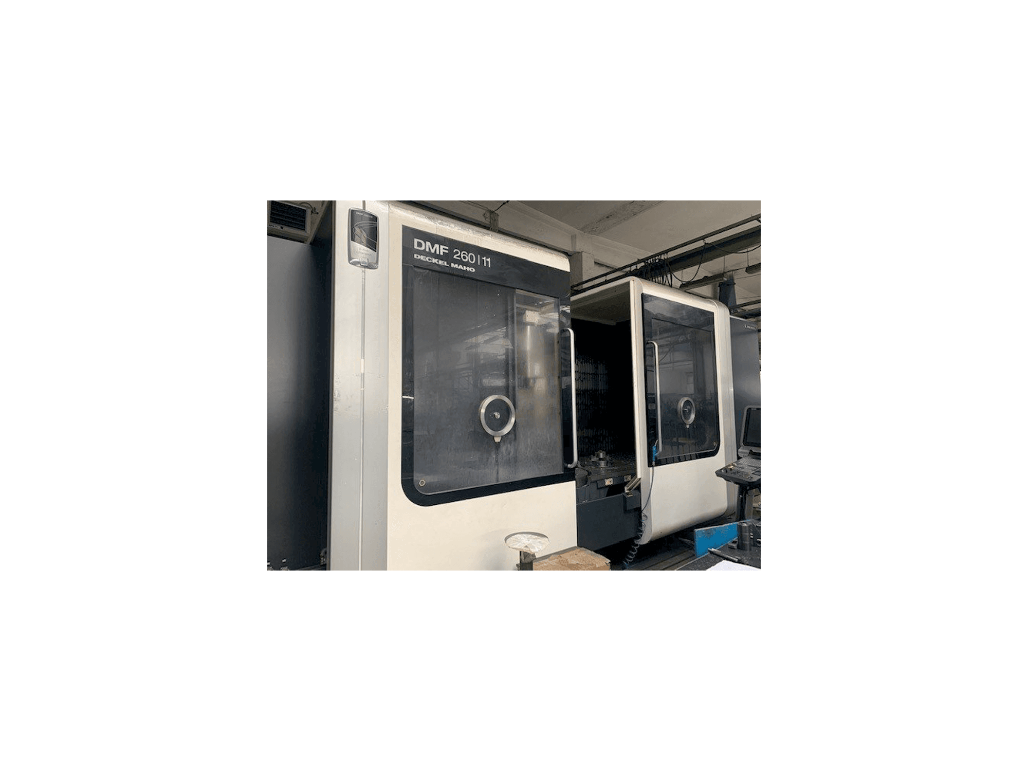 DMG DMF 260 linear-maskinen framifrån