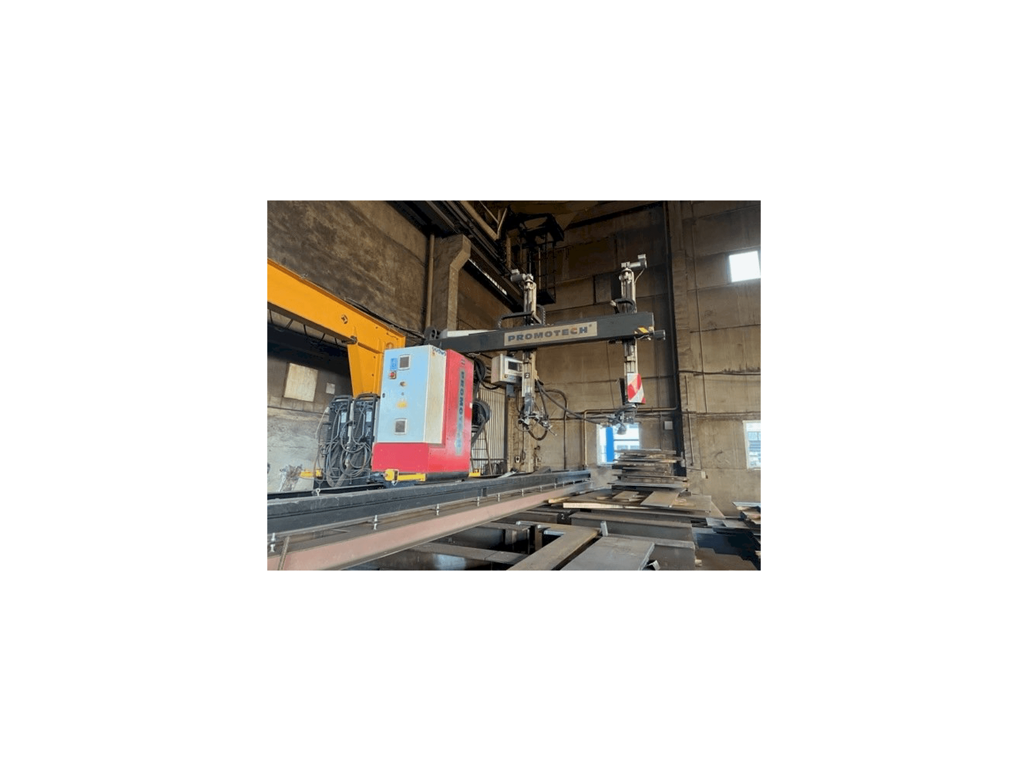 Promotec WA 500/1000 GMAW-maskinen framifrån