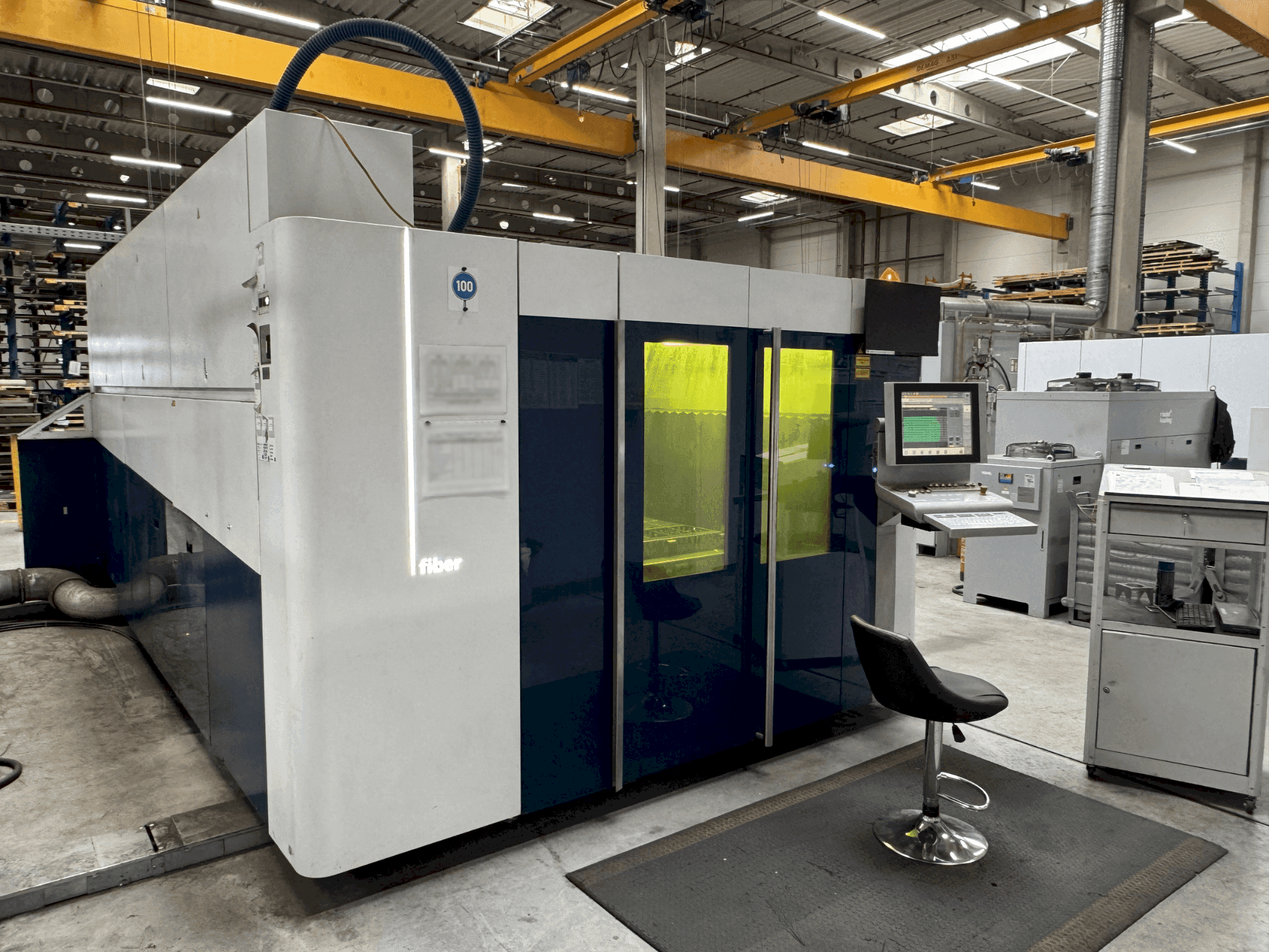 TRUMPF TruLaser 5030 Fiber-maskinen framifrån