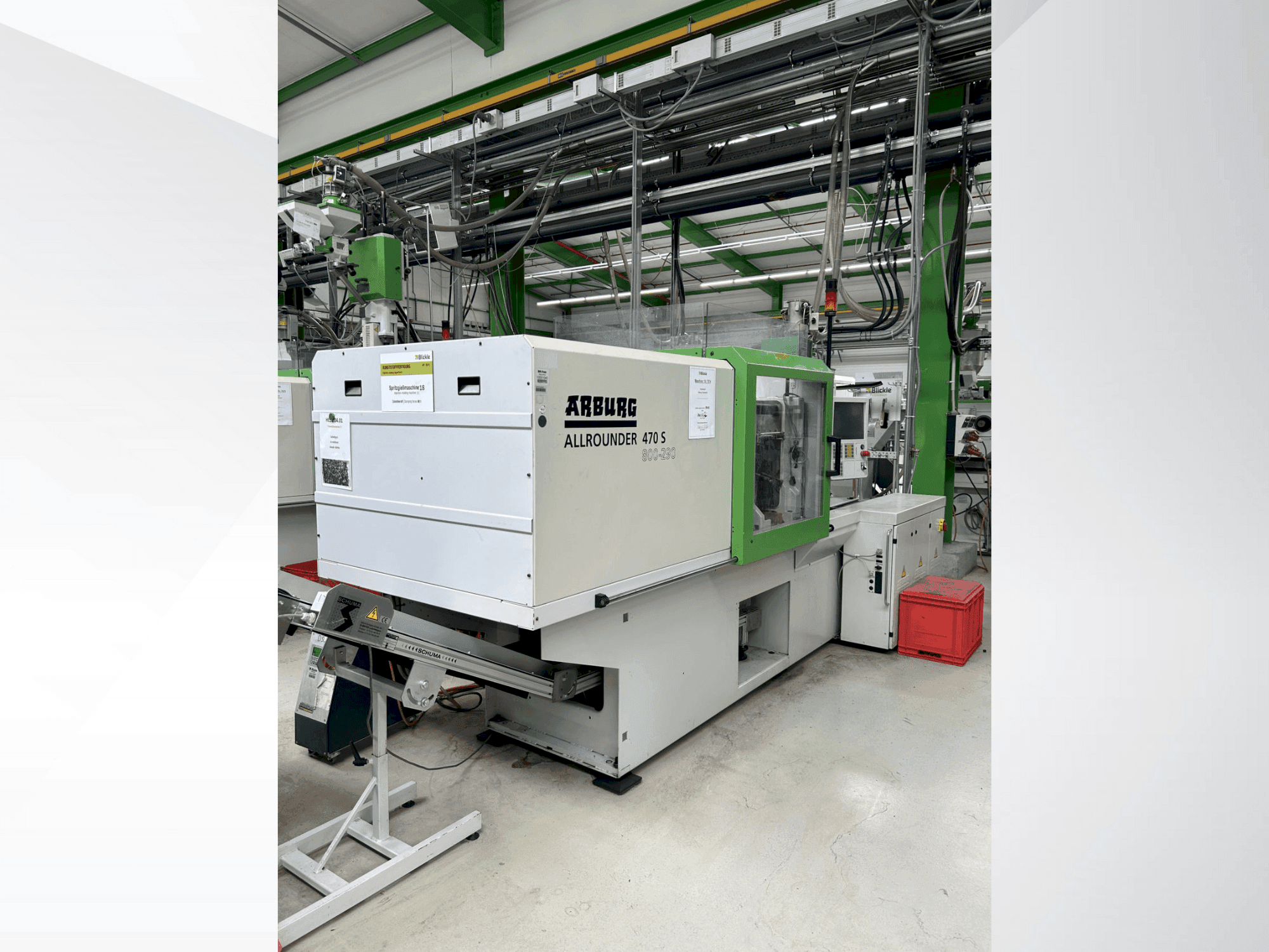 Arburg 470 S / 800-290-maskinen framifrån