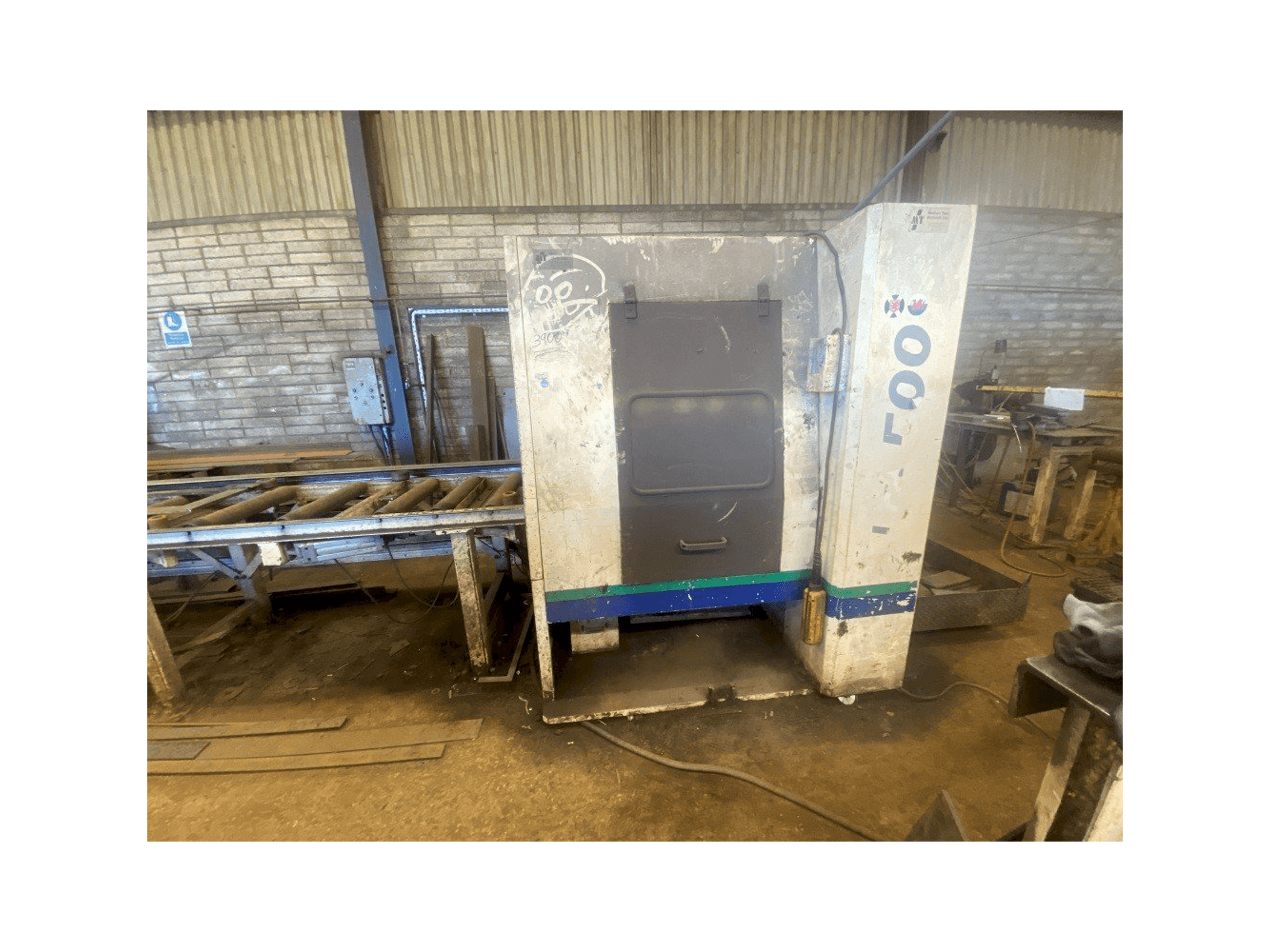 GEKA ALFA 500/150-maskinen framifrån