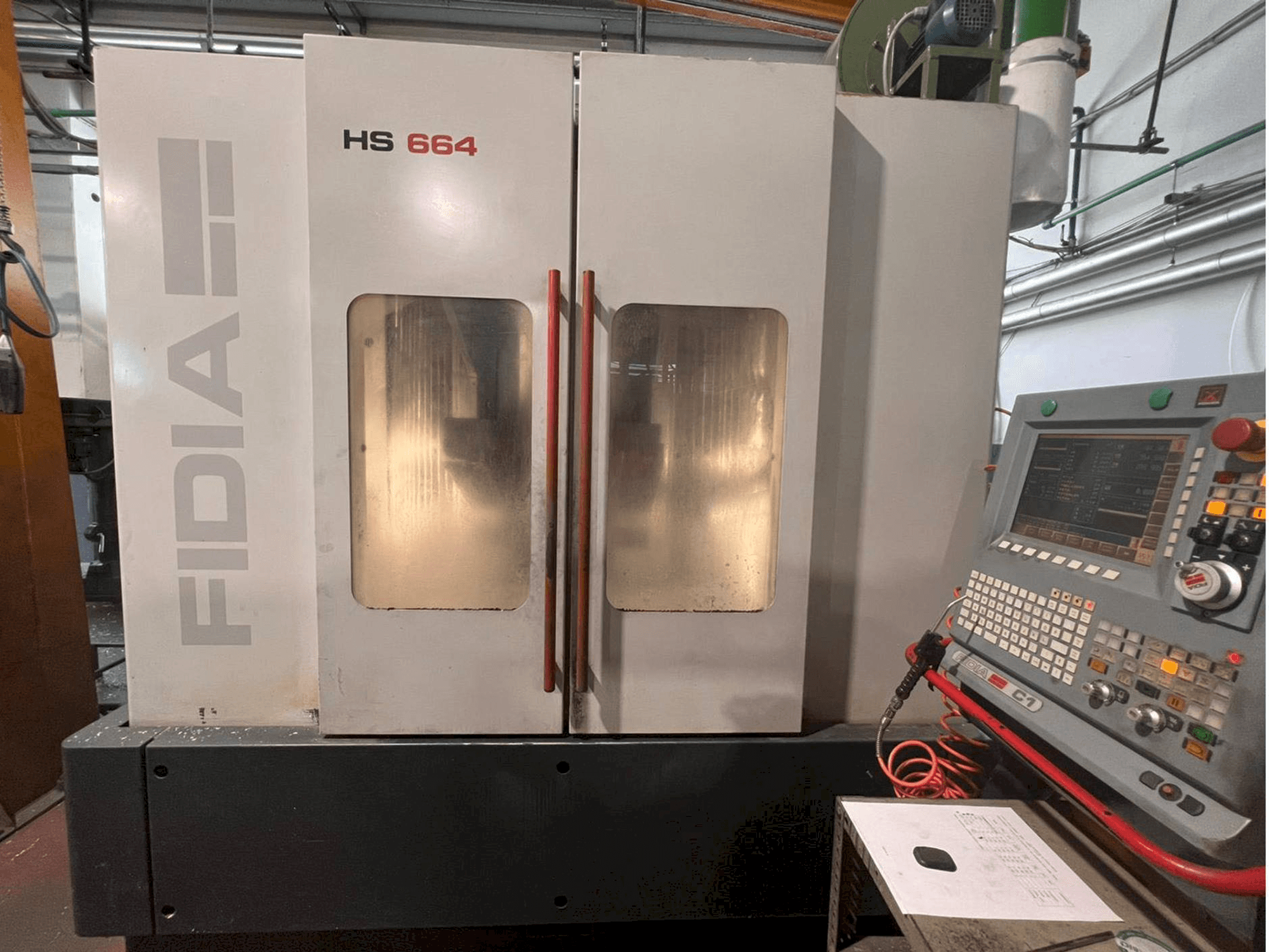 Fidia HS 664-maskinen framifrån