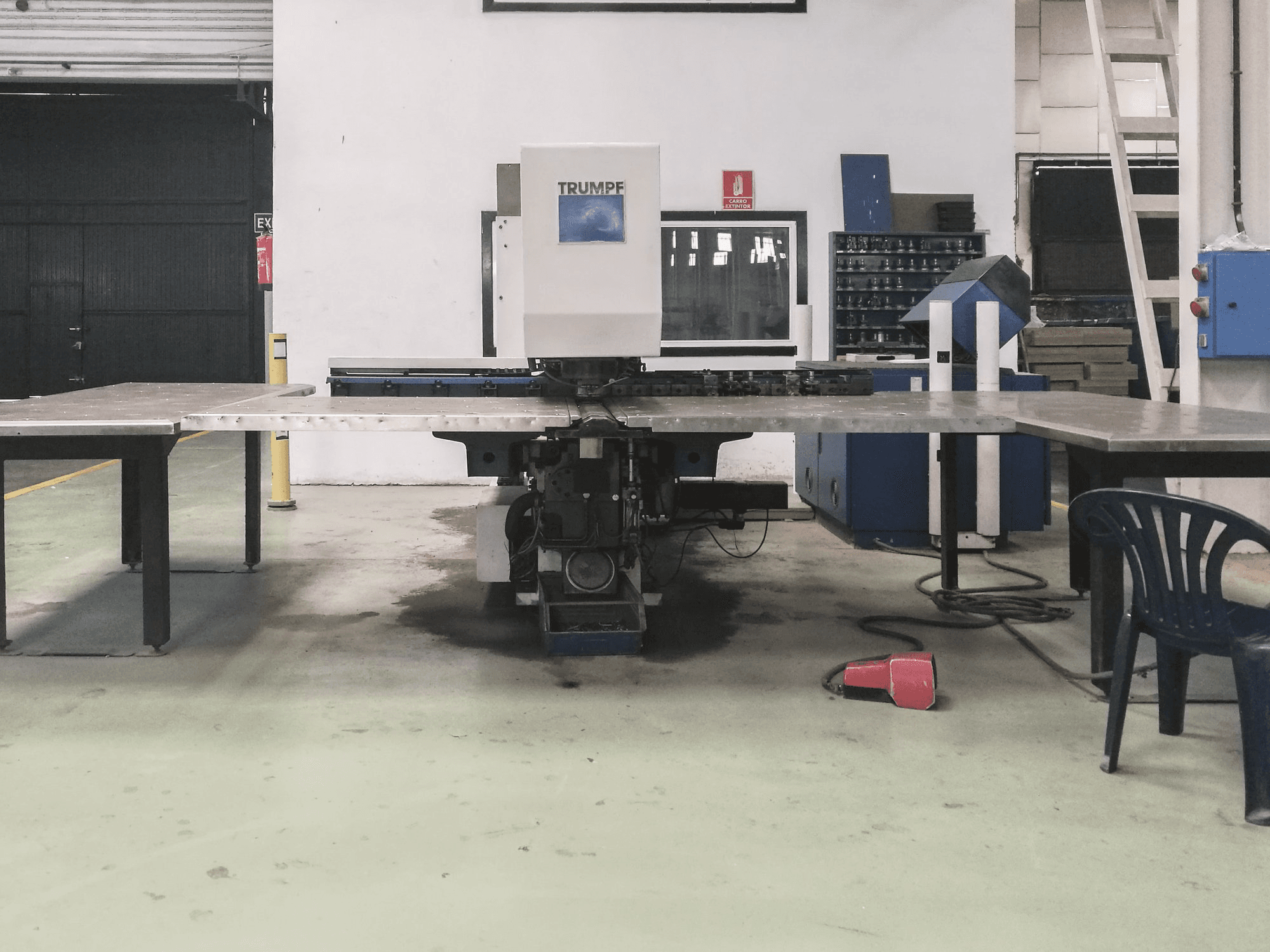 Trumpf-maskinen framifrånTrumatic 120R