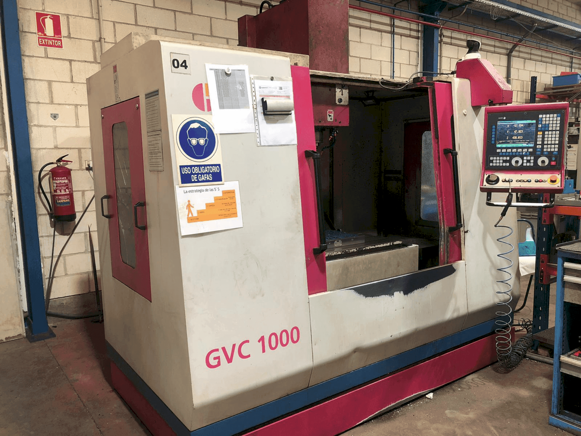 LAGUN KONDIA GVC 1000-maskinen framifrån