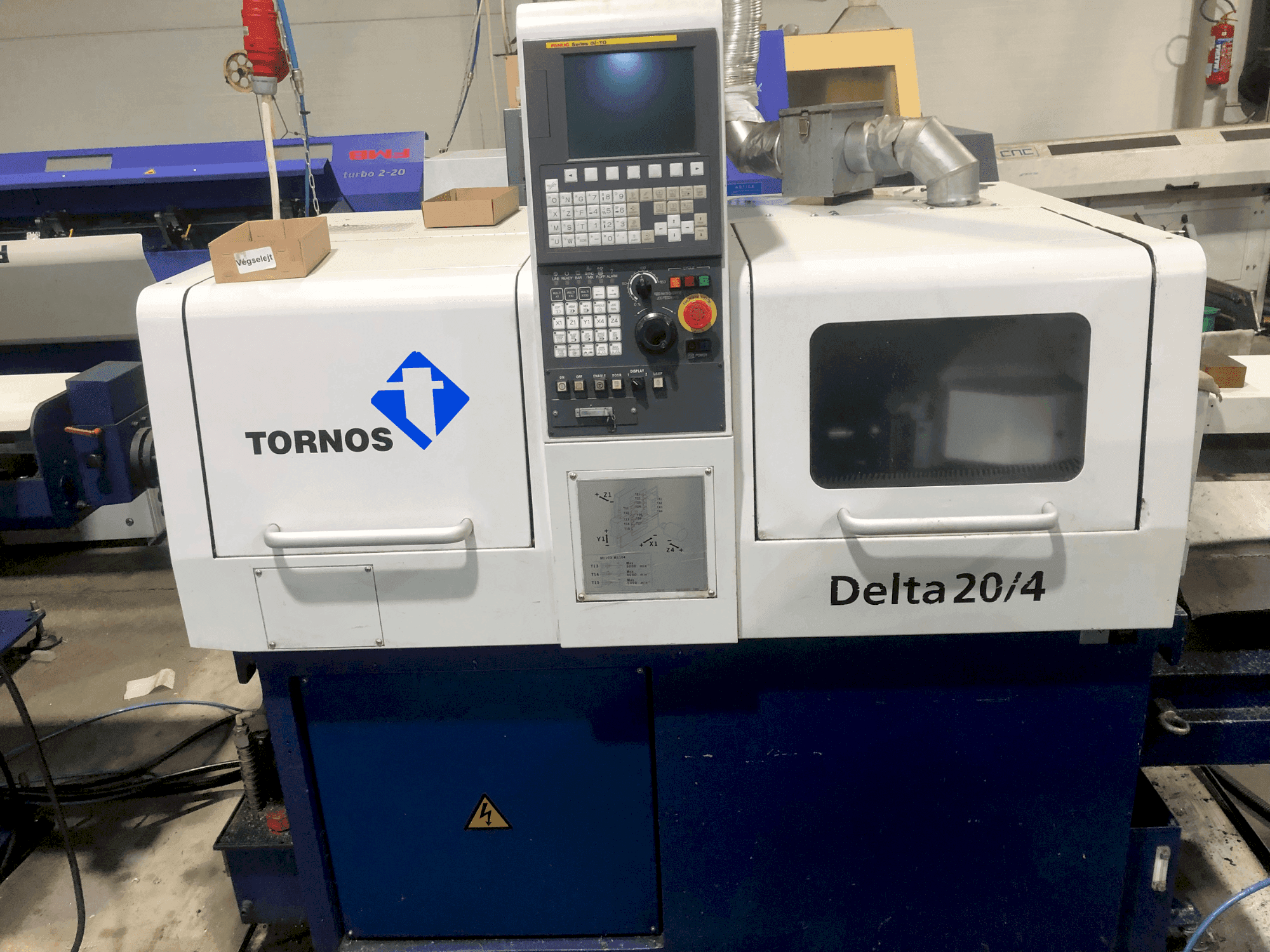 TORNOS TORNOS DELTA 20/4-maskinen framifrån