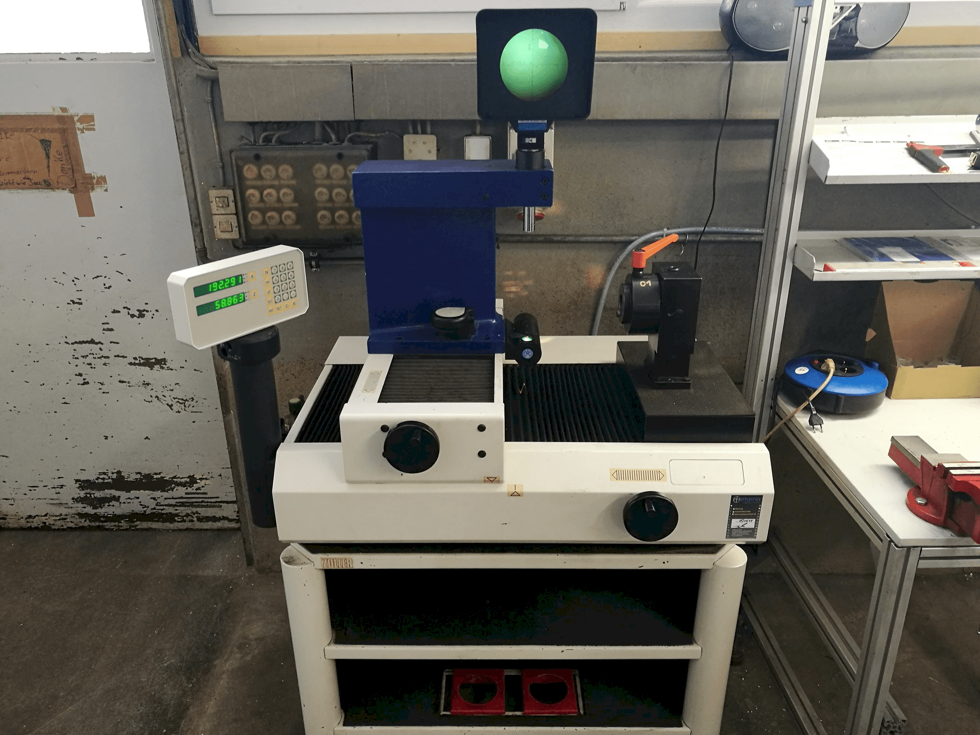 Zoller H420-maskinen framifrån