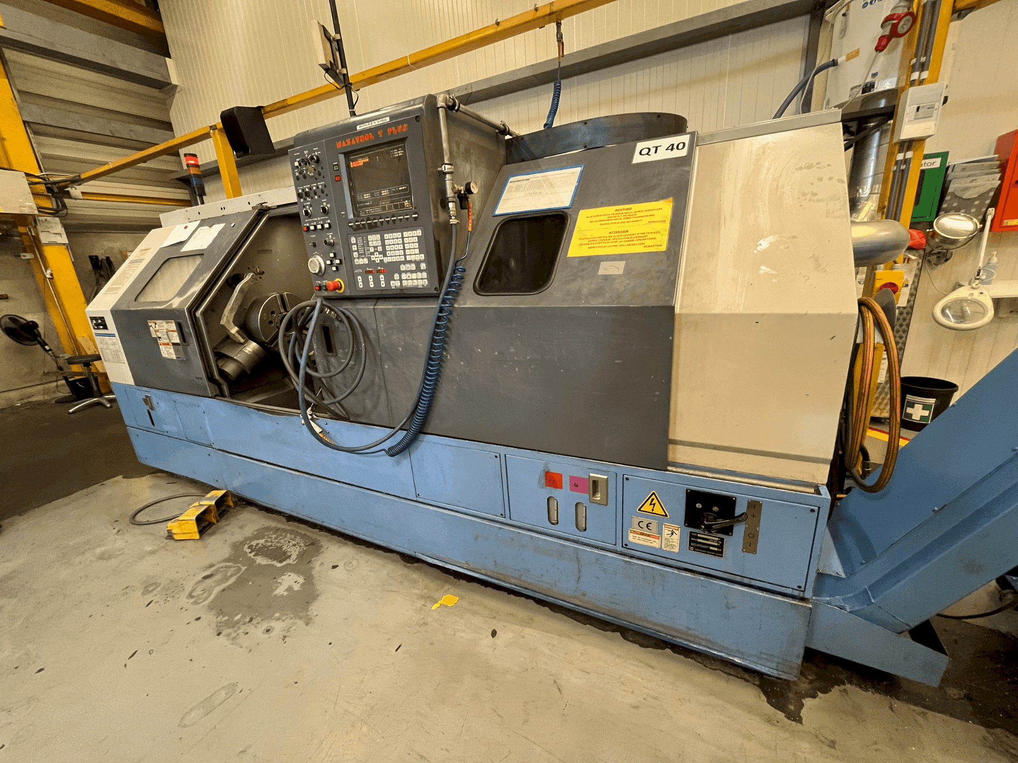 Mazak QT-40-maskinen framifrån