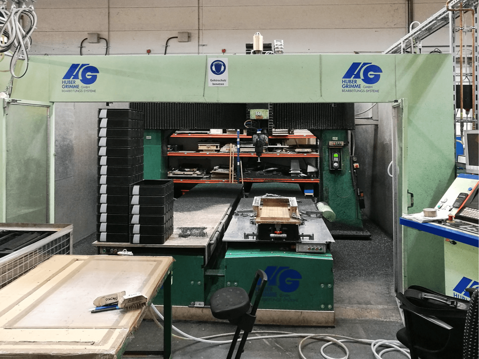 Huber&Grimme-maskinen framifrånHG3000T