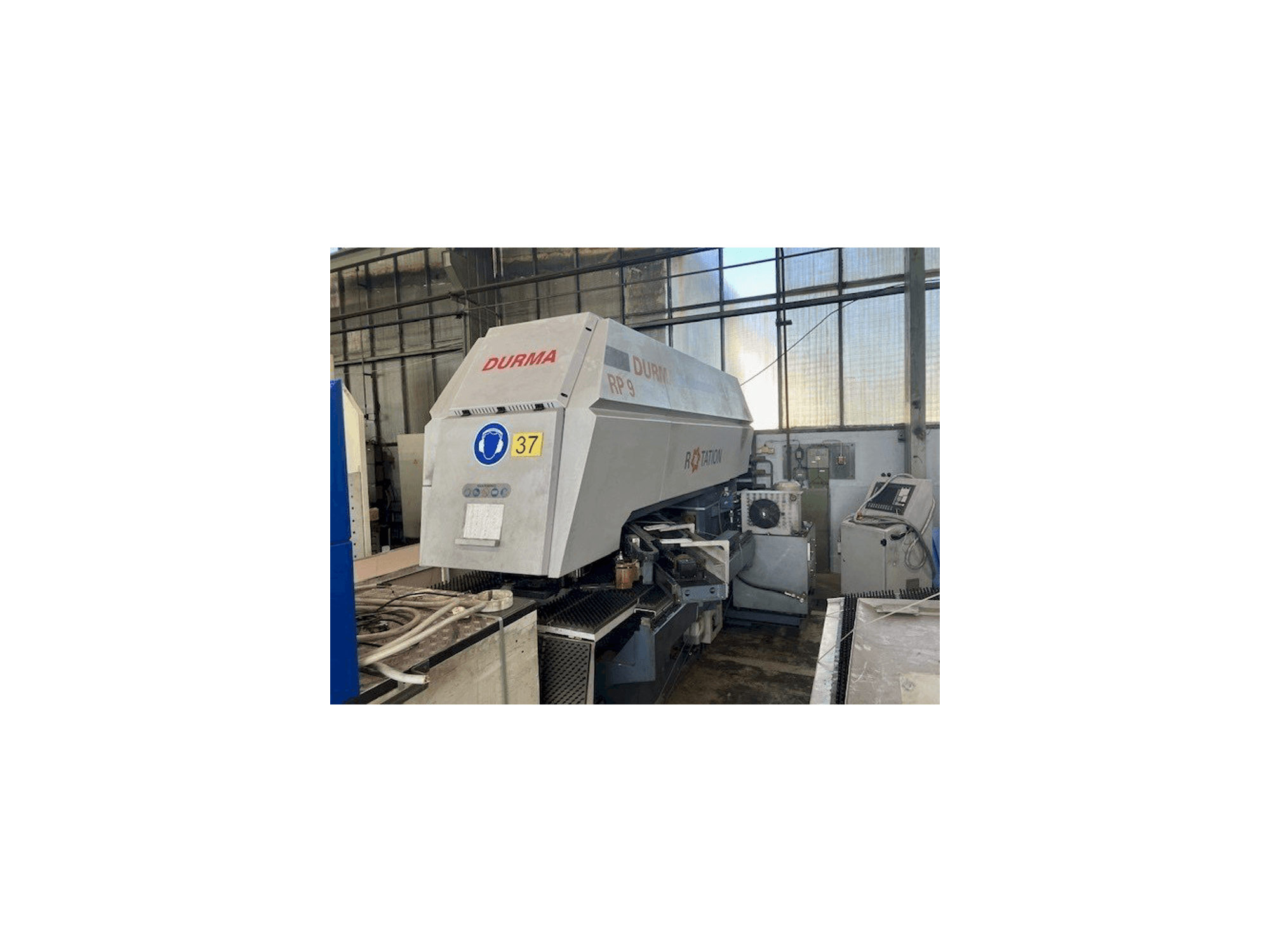 Durma RP9 1250x20-maskinen framifrån